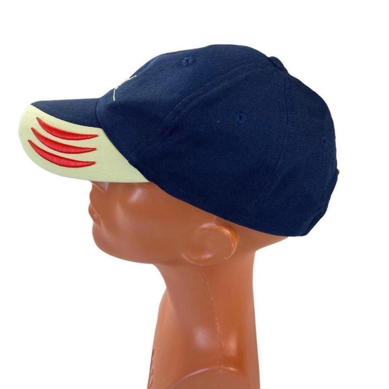 Adidas Vintage Adidas baseball Cap Adjustable Hat Rare Design Size ONE SIZE - 4 Thumbnail