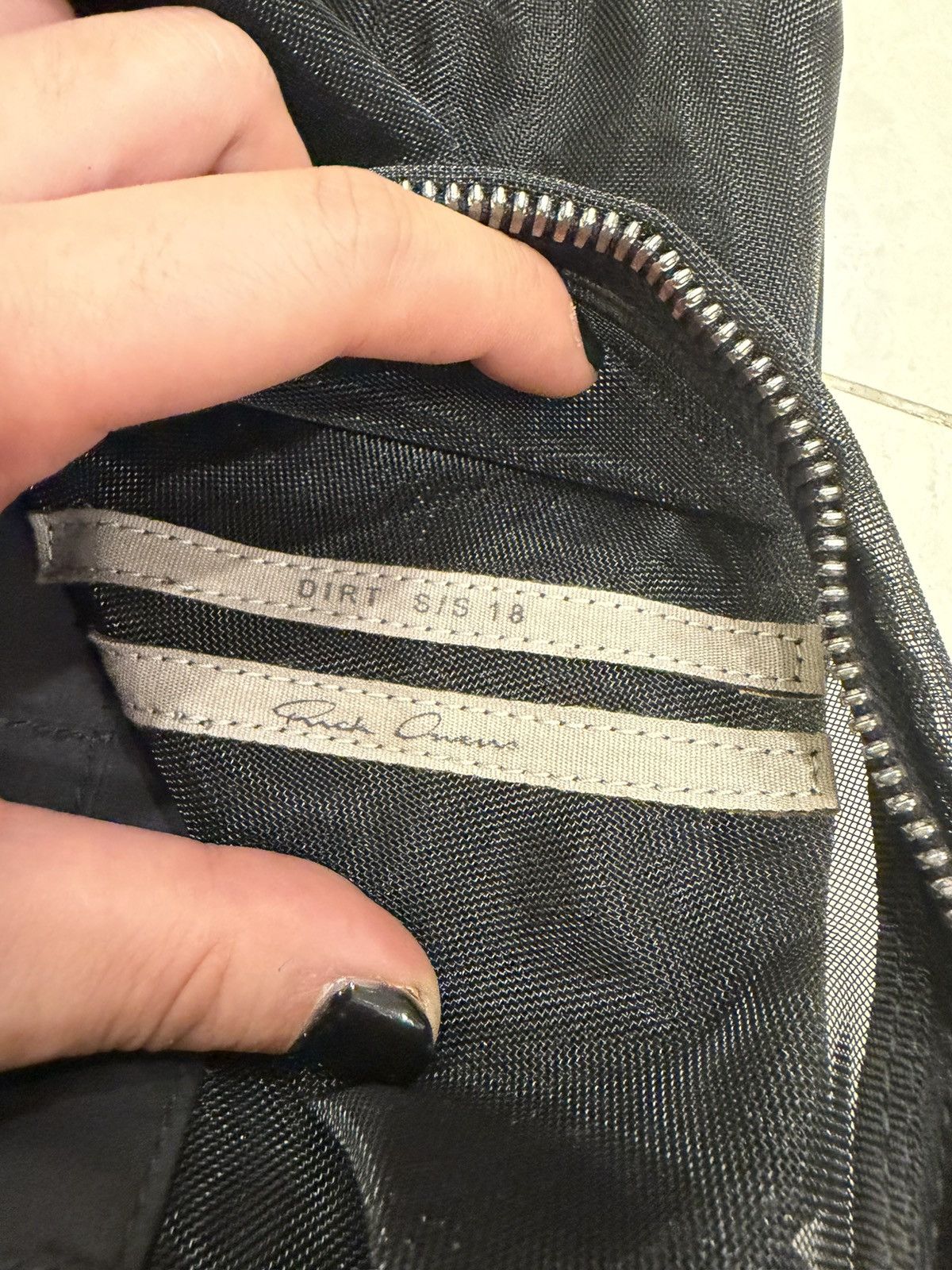Rick Owens RICK OWENS SS18 DIRT CHAP MESH CARGO BAG Size ONE SIZE - 11 Thumbnail