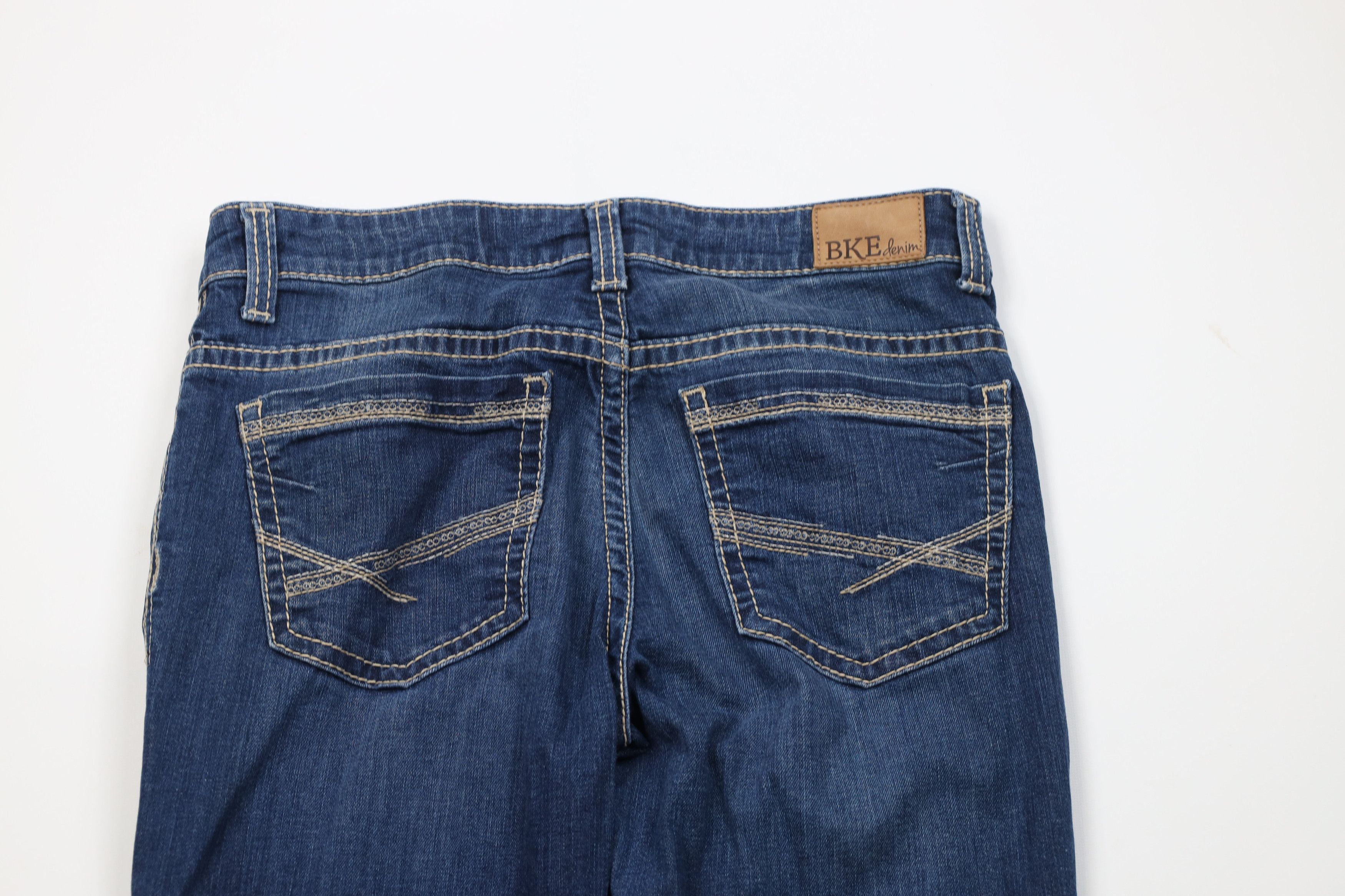 Vintage Buckle BKE Denim Stitch Payton Stretch Bootcut Denim Jeans Size 28" / US 6 / IT 42 - 10 Thumbnail