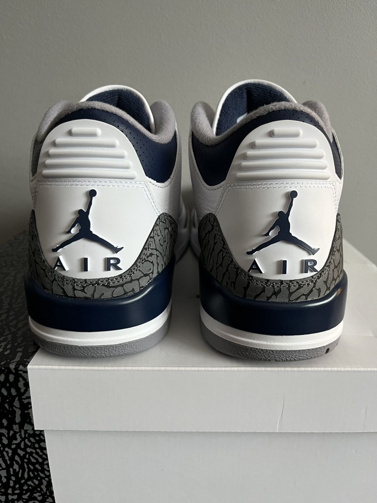 Jordan Brand Air Jordan 3 Retro Midnight Navy Size US 10.5 / EU 43-44 - 4 Thumbnail