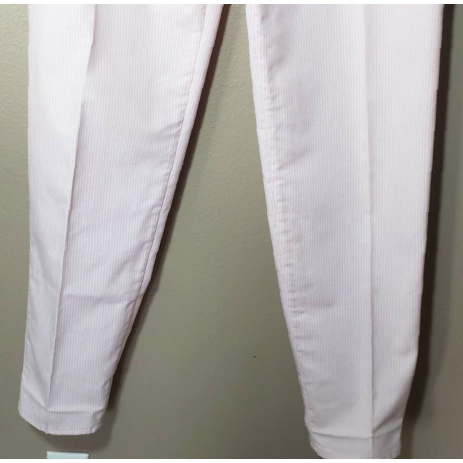 Lee VINTAGE Lee Pink/White Women's High Waisted Striped Jeans-Size 9 Size 30" / US 8 / IT 44 - 4 Thumbnail