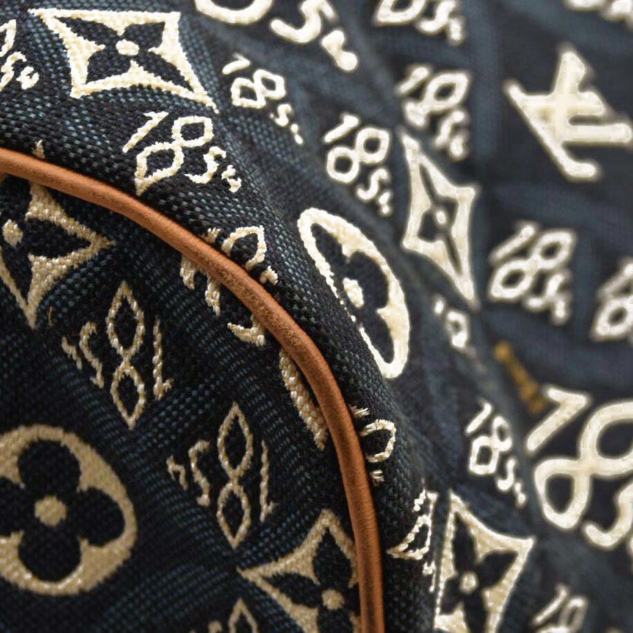 Louis Vuitton Louis Vuitton Jacquard Since 1854 Neverfull MM Blue Size ONE SIZE - 7 Thumbnail