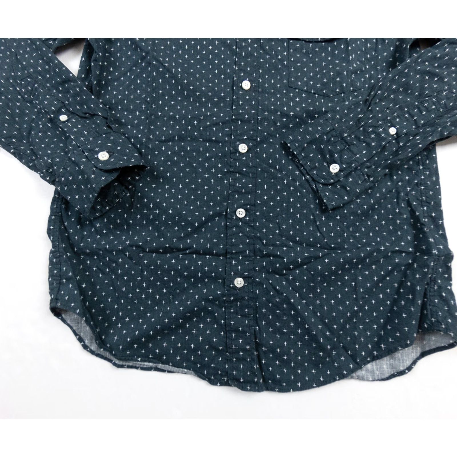 J.Crew JCrew Shirt Men Medium Blue Button-Up Long Sleeve Slim Fit Collared Adult Preppy Size US M / EU 48-50 / 2 - 3 Thumbnail