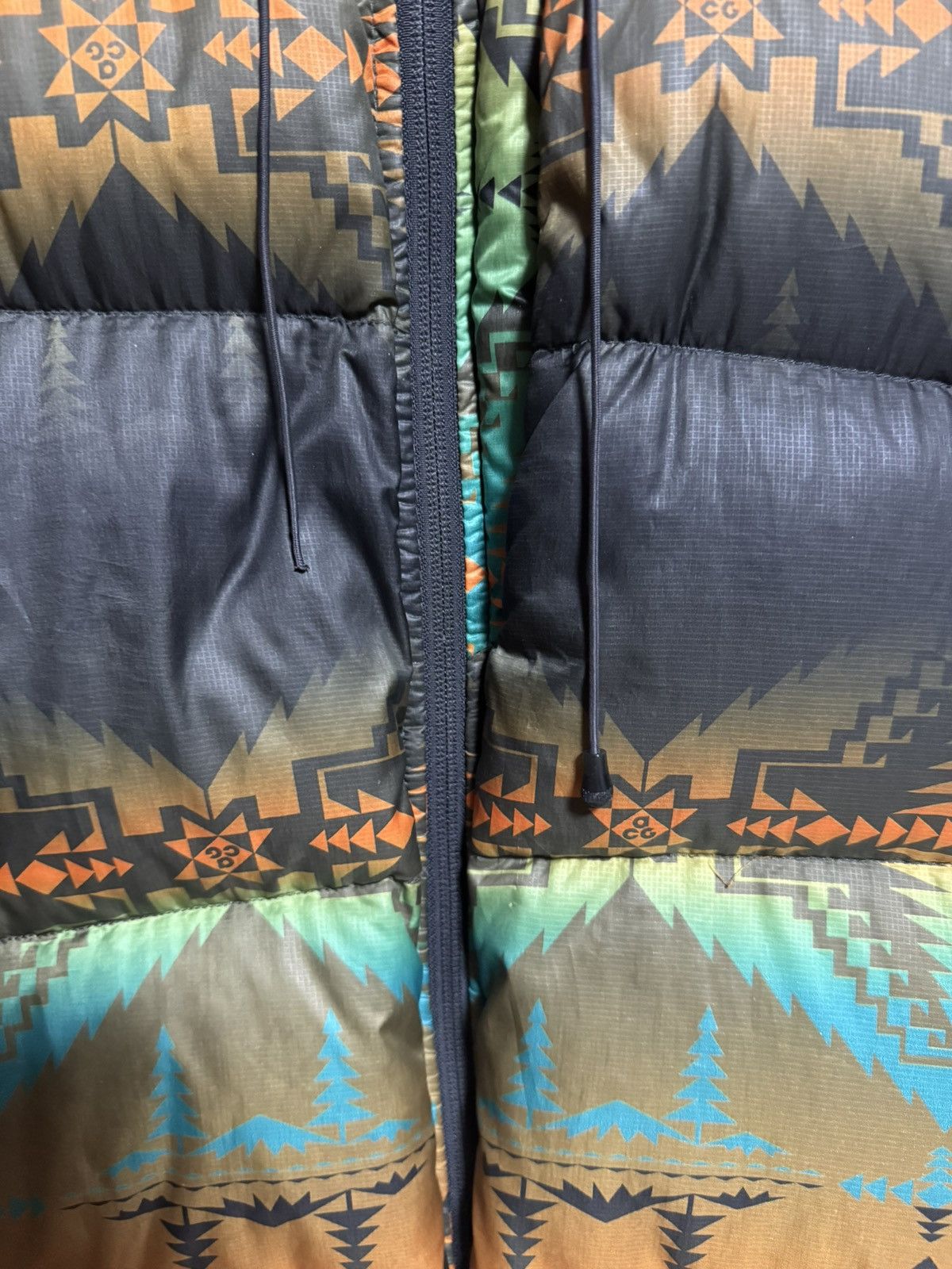 Nike × Nike ACG × Vintage Nike ACG x Pendleton Vintage Rare Puffer Jacket Sz M Size US M / EU 48-50 / 2 - 6 Thumbnail
