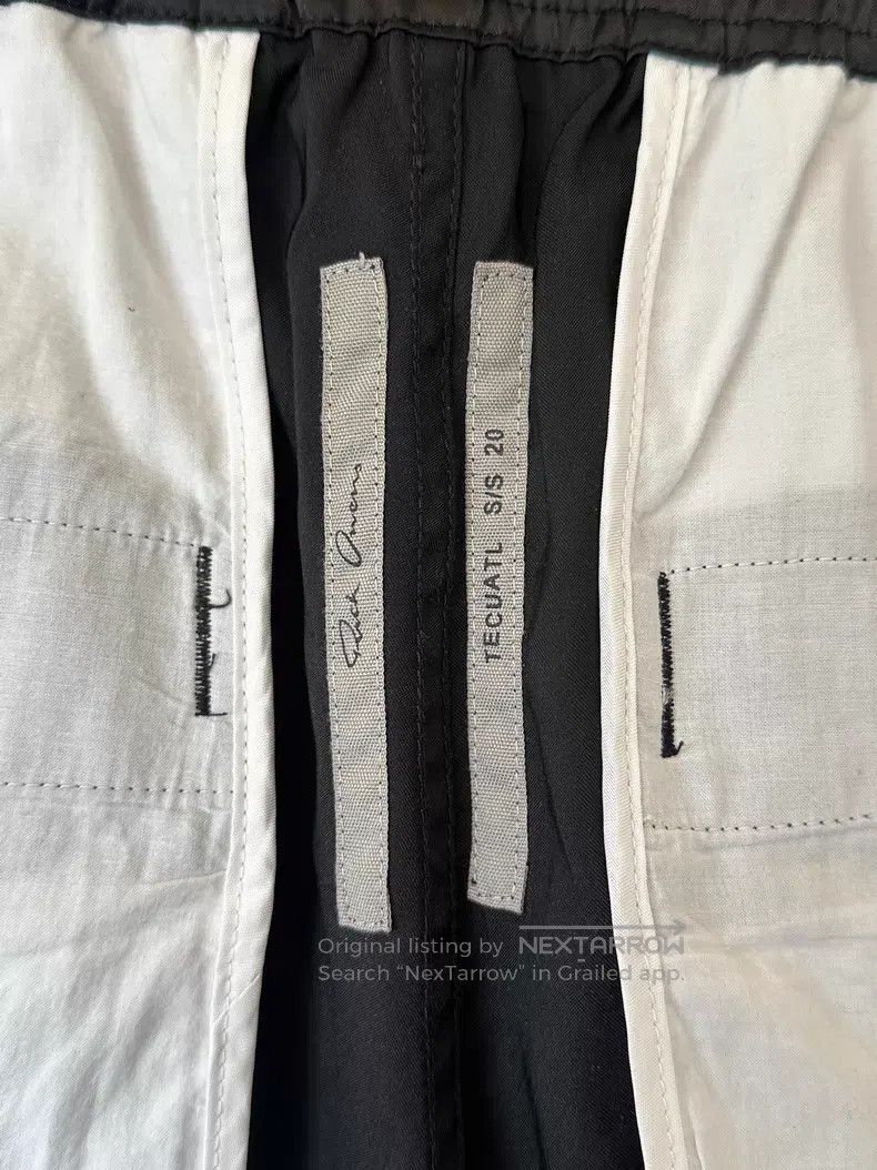 Rick Owens RICK OWENS Acetate Zipper Tapered Pants Size US 34 / EU 50 - 6 Thumbnail