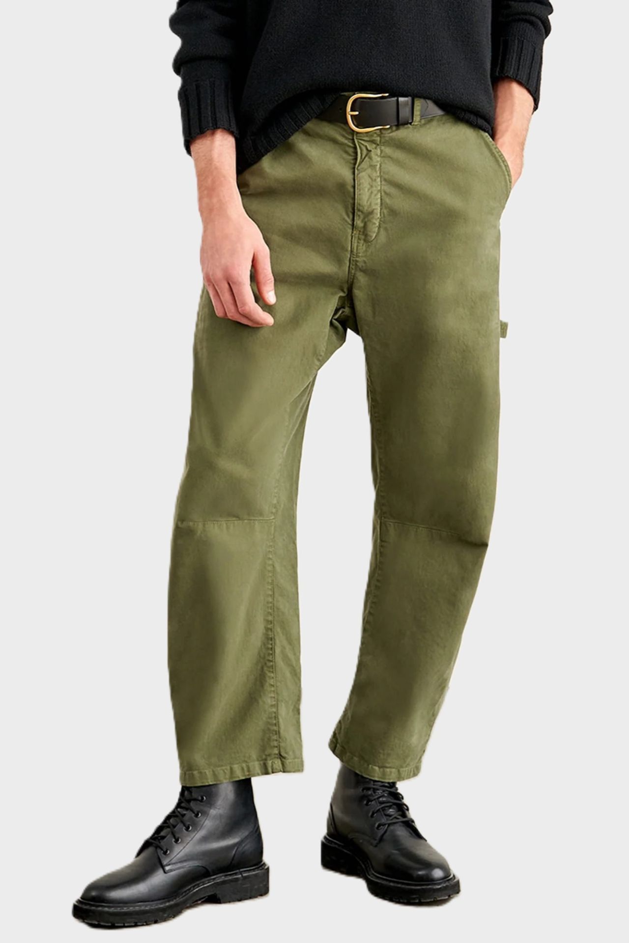 Other Nili Lotan Carpenter Trousers - Olive Size US 32 / EU 48 - 10 Thumbnail