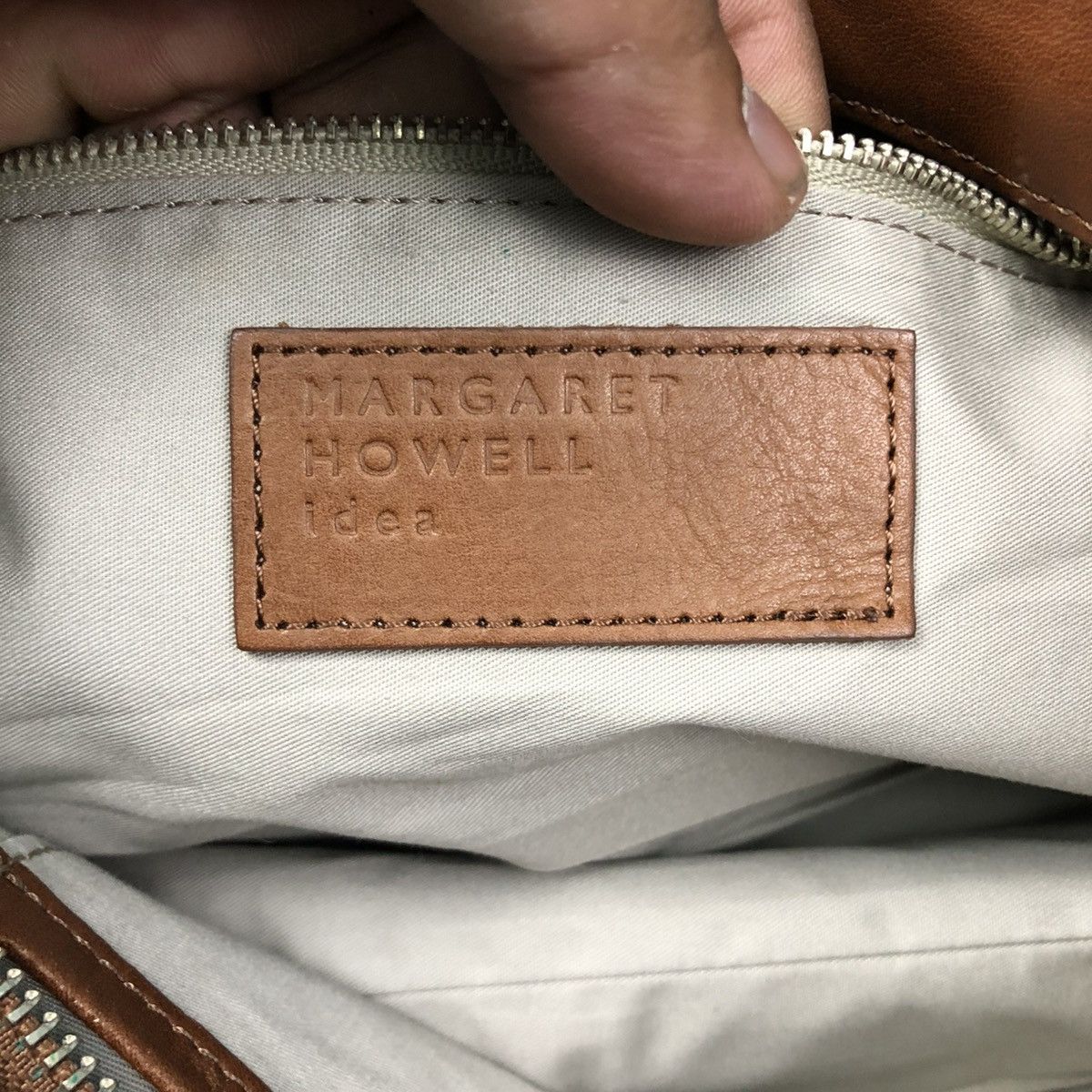 Katharine Hamnett London ‼️YES‼️ MARGARET HOWELL IDEA LEATHER TOTE BAG Size ONE SIZE - 5 Thumbnail