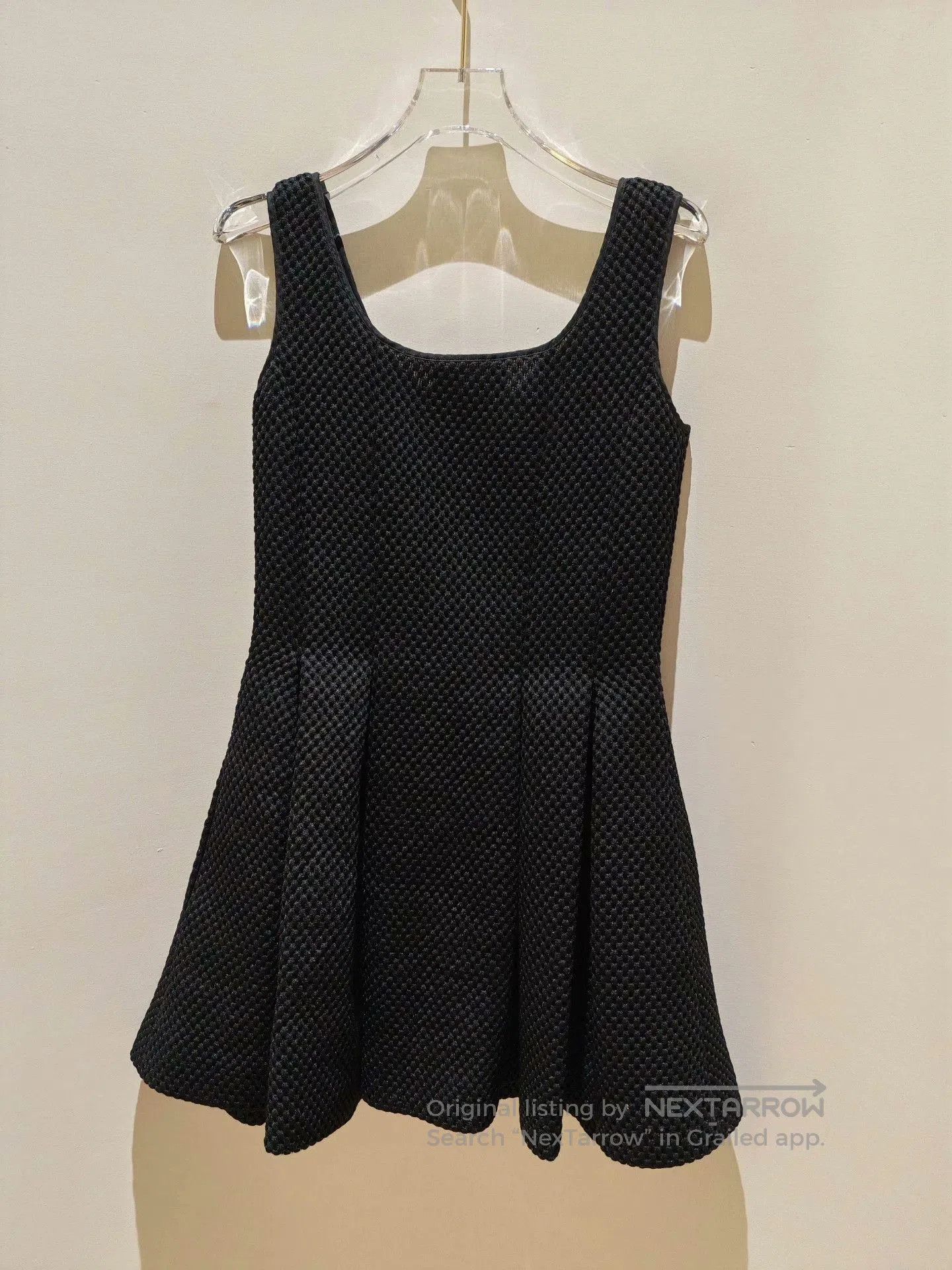 Philipp Plein Philipp Plein Black Honeycomb Texture Dress. Size M / US 6-8 / IT 42-44 - 3 Thumbnail