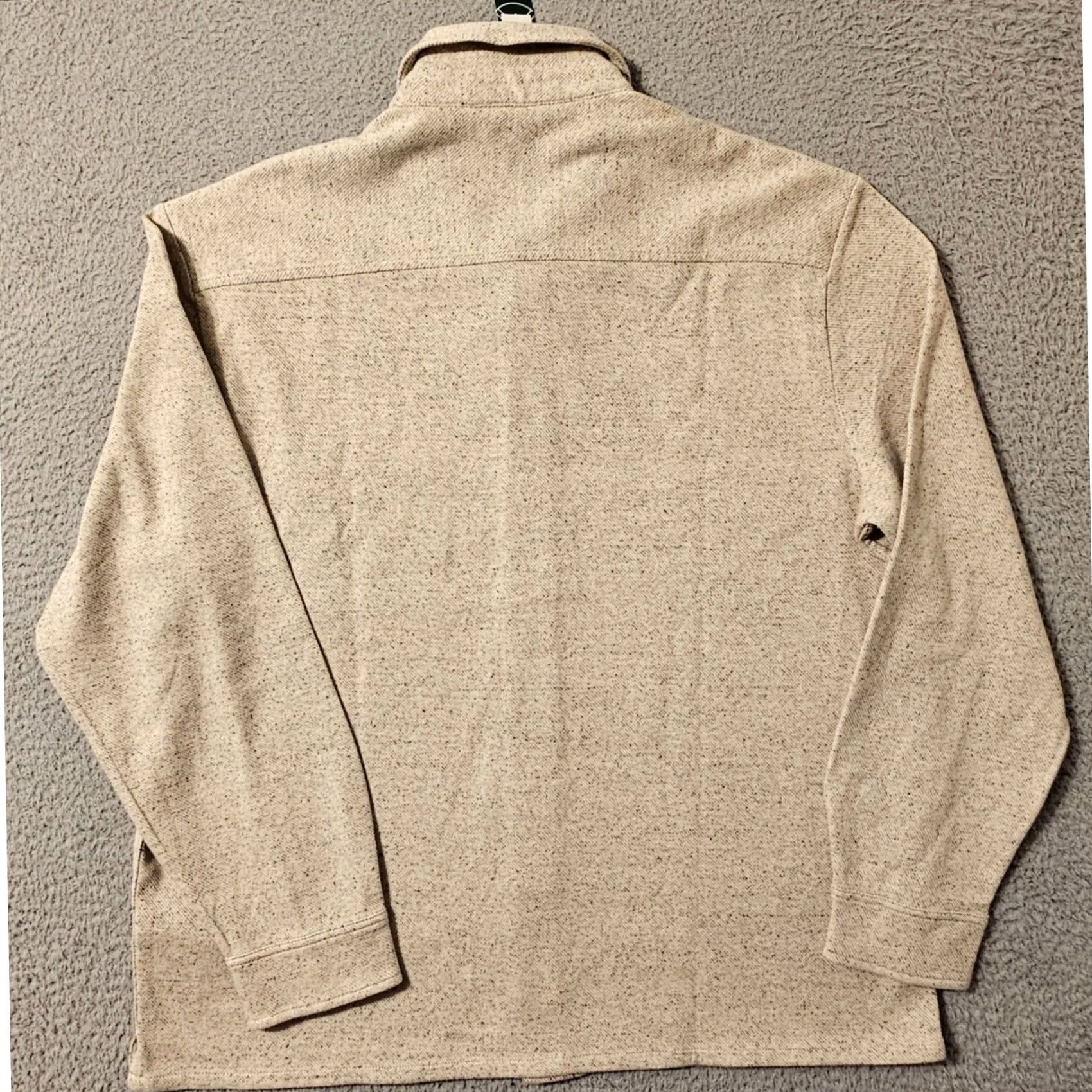 Madewell Madewell Shirt Mens XL Off-White Twill Donegal Long Sleeve Button Down New Size US XL / EU 56 / 4 - 2 Thumbnail