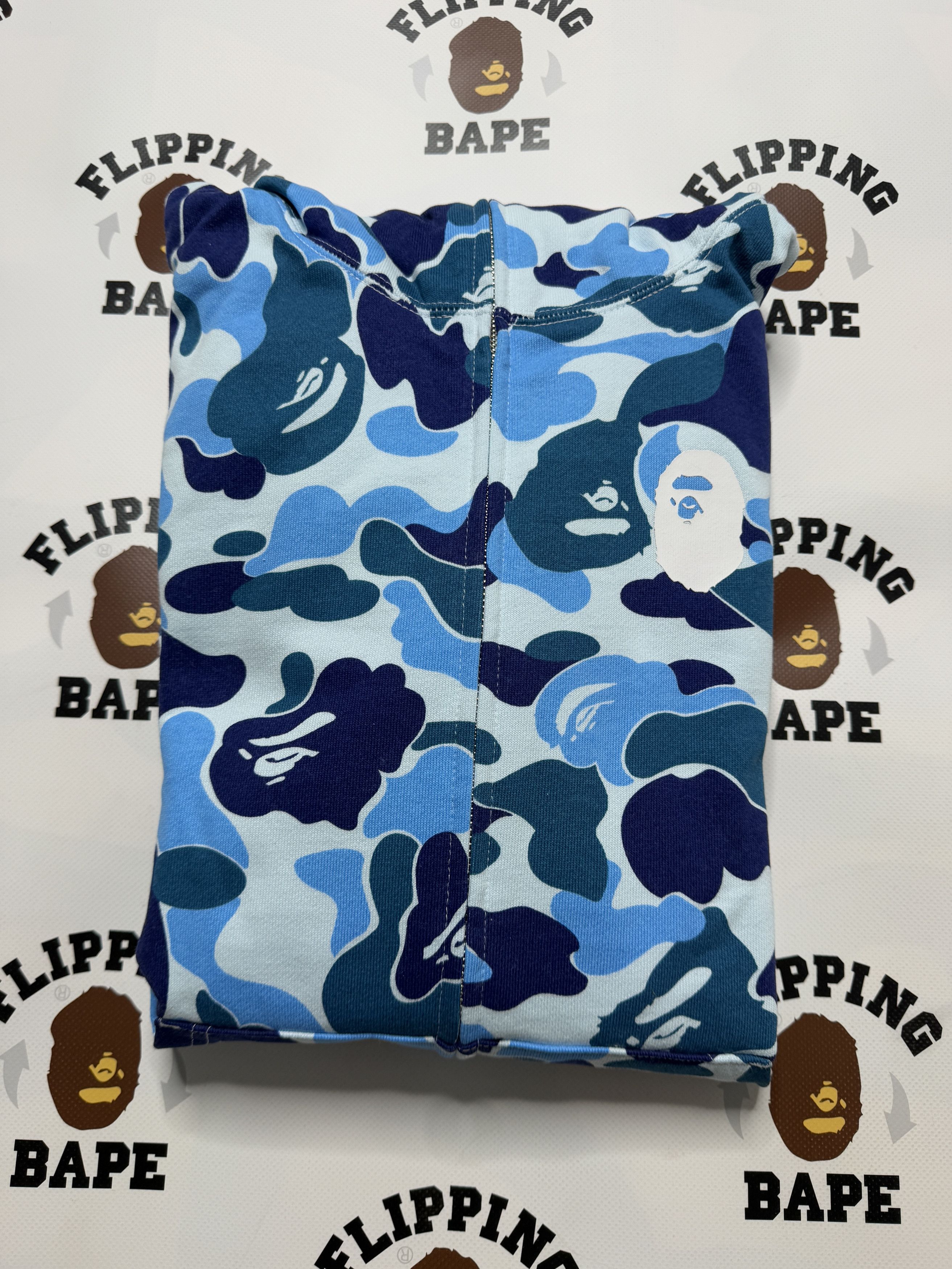 Bape BAPE ABC CAMO LOGO RIB FULL ZIP HOODIE Size US XL / EU 56 / 4 - 17 Thumbnail