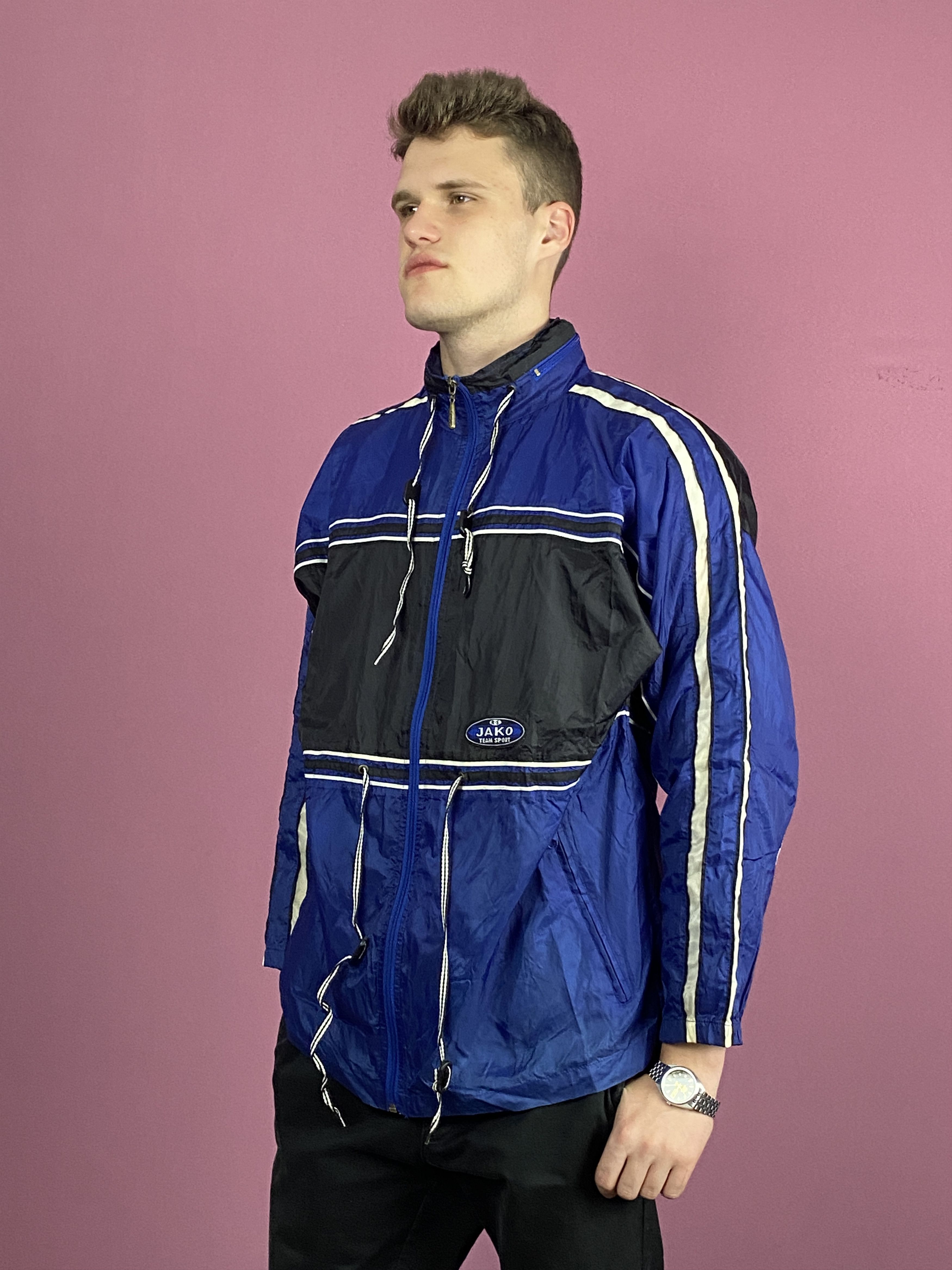 Vintage 90s Jako Vintage Men's Windbreaker Jacket - M Size US M / EU 48-50 / 2 - 2 Thumbnail