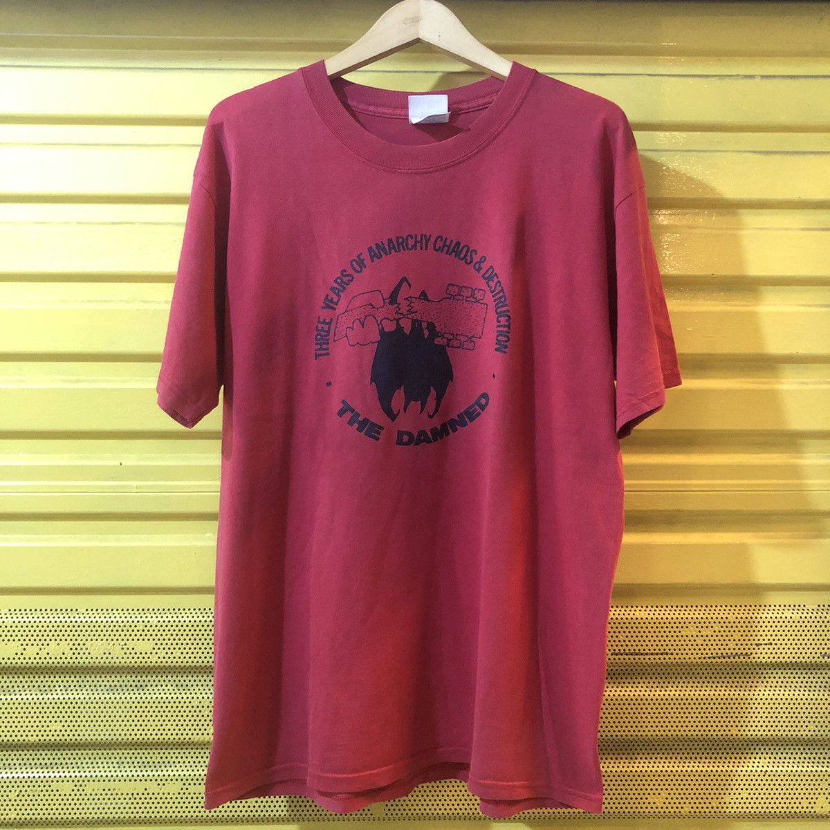 Band Tees × Vintage The Damned Three Years Of Anarchy Chaos and Destruction tee Size US L / EU 52-54 / 3 - 1 Thumbnail