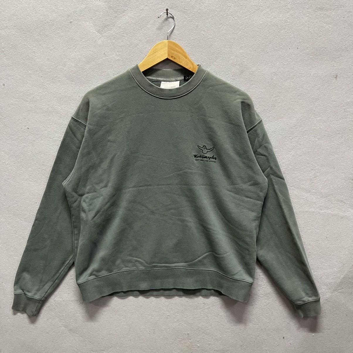 Japanese Brand Mark Gonzales “Broken Poems” Sweatshirt (Green) Size US S / EU 44-46 / 1 - 3 Thumbnail
