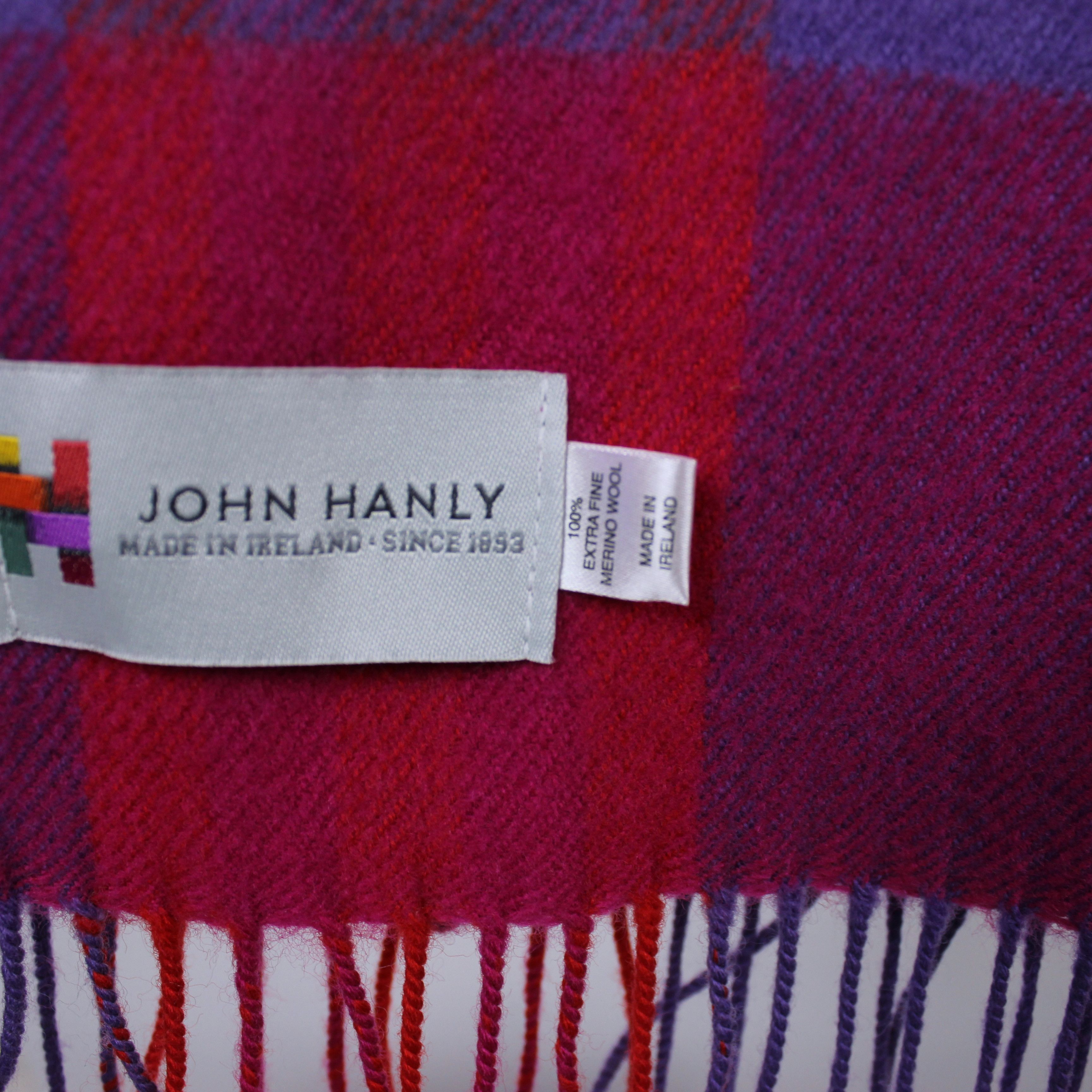 Vintage John Hanly ireland merino wool scarf multi Size ONE SIZE - 6 Thumbnail