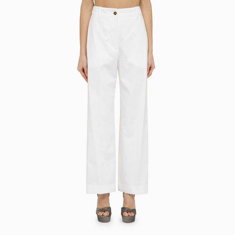 image of Patou White Structured Trousers, Women's (Size 26)