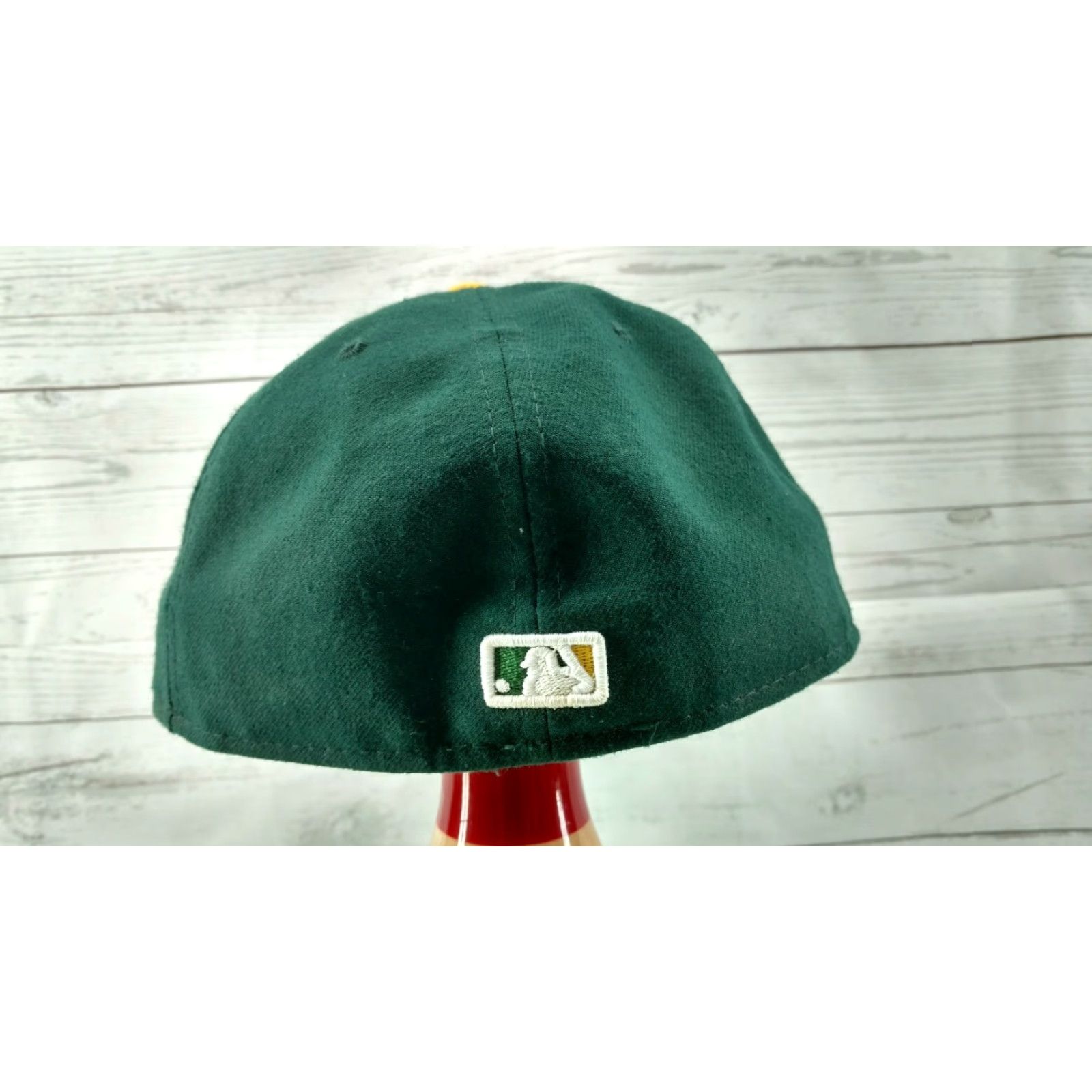 New Era New Era Oakland A's 7 3/8 Authentic Collection 59FIFTY Fitted Hat Green Mens Baseball Cap Size ONE SIZE - 5 Thumbnail