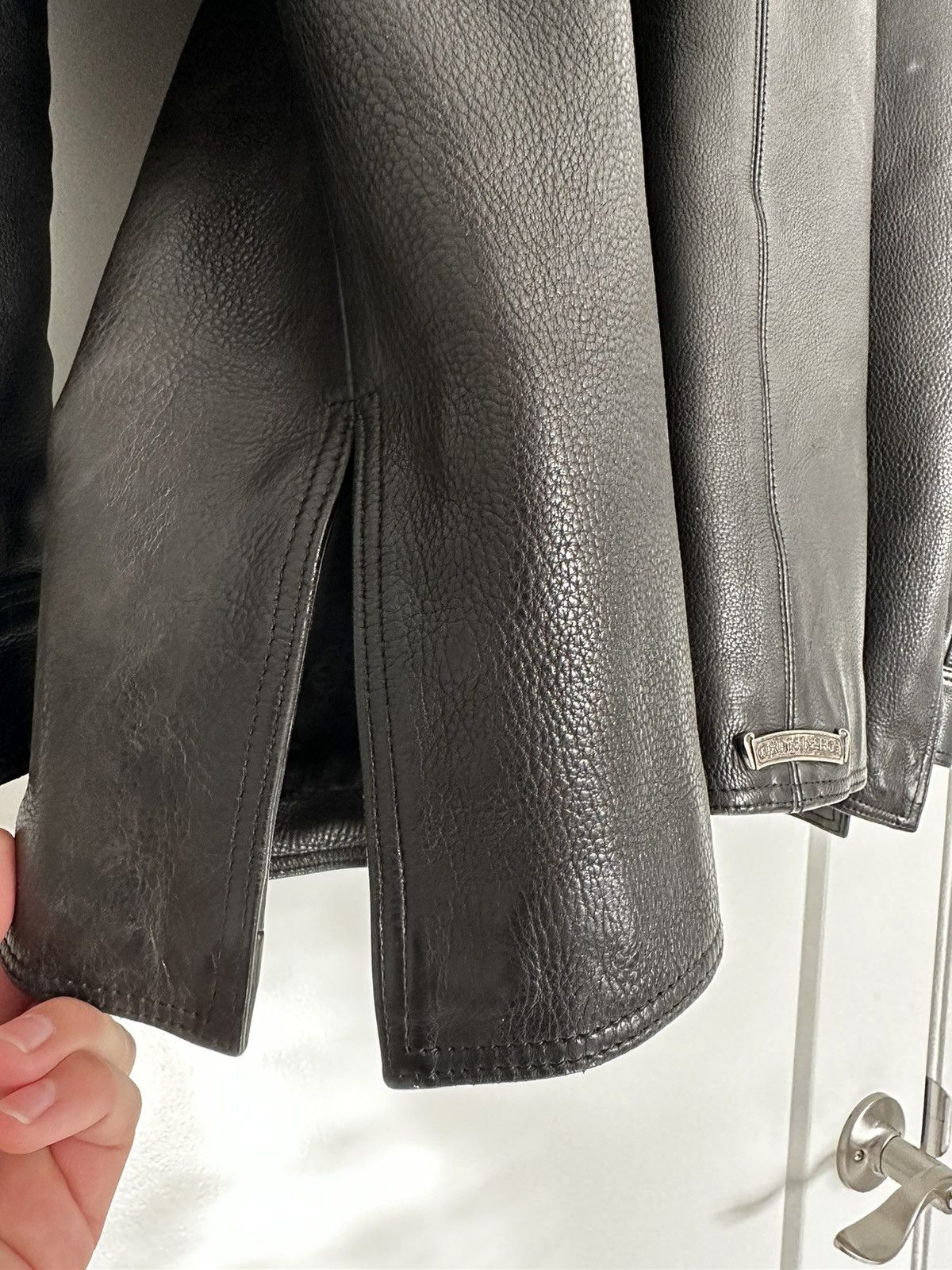 Chrome Hearts RARE Talon Leather Motorcycle Jacket 1993 Size US M / EU 48-50 / 2 - 14 Thumbnail