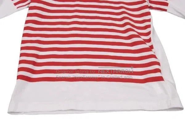 Comme des Garcons Comme des Garcons one-size-fits-all Retro Red Striped Shirt Size S / US 4 / IT 40 - 5 Thumbnail