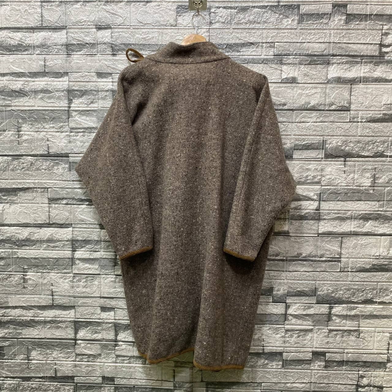 Japanese Brand YOHJI YAMAMOTO STYLE BOBBIE BROOKS N.YORK SCARF COAT WOOL Size US M / EU 48-50 / 2 - 7 Thumbnail