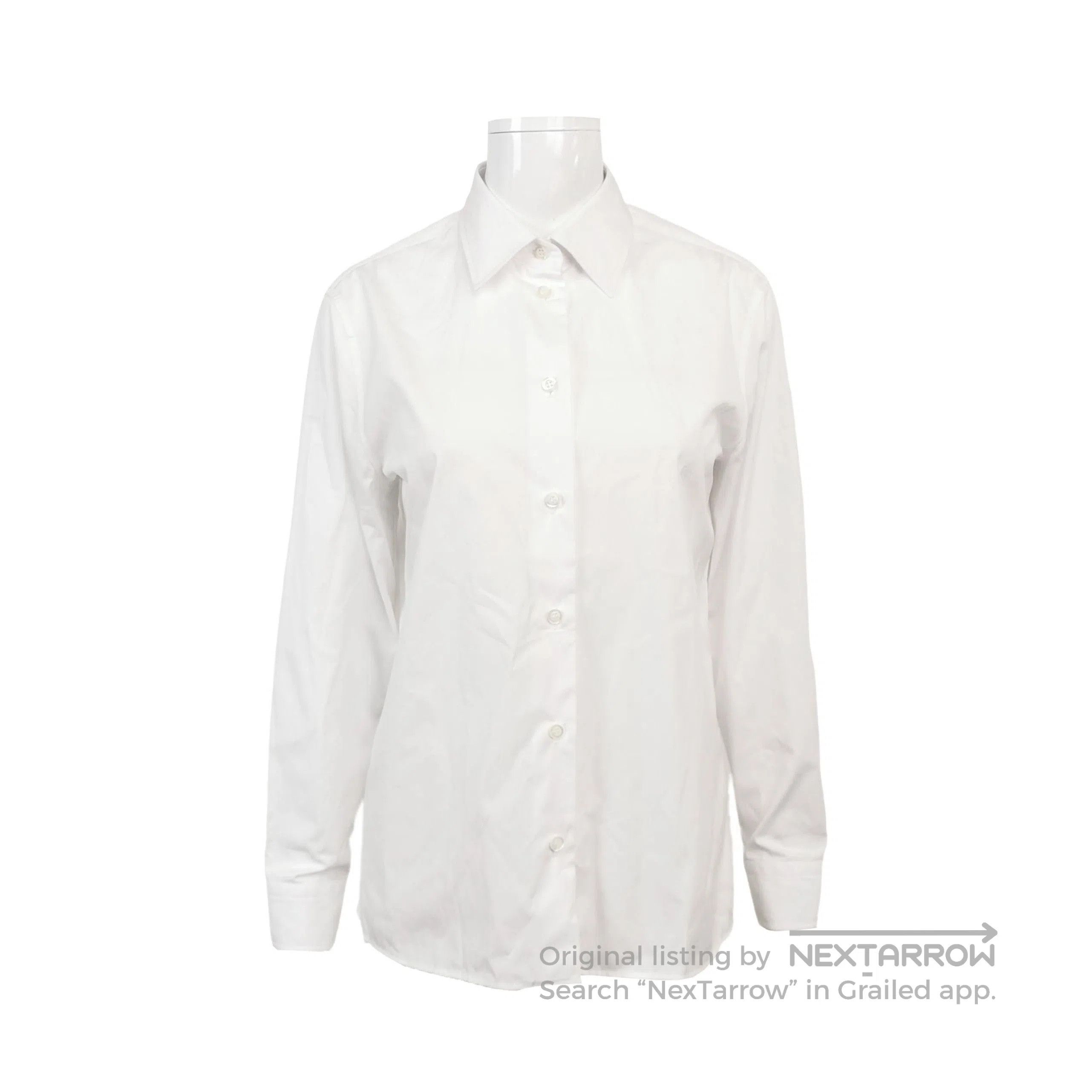 Prada Prada Cotton Long Sleeve Button. Size XXS / US 00 / IT 34 - 1 Thumbnail