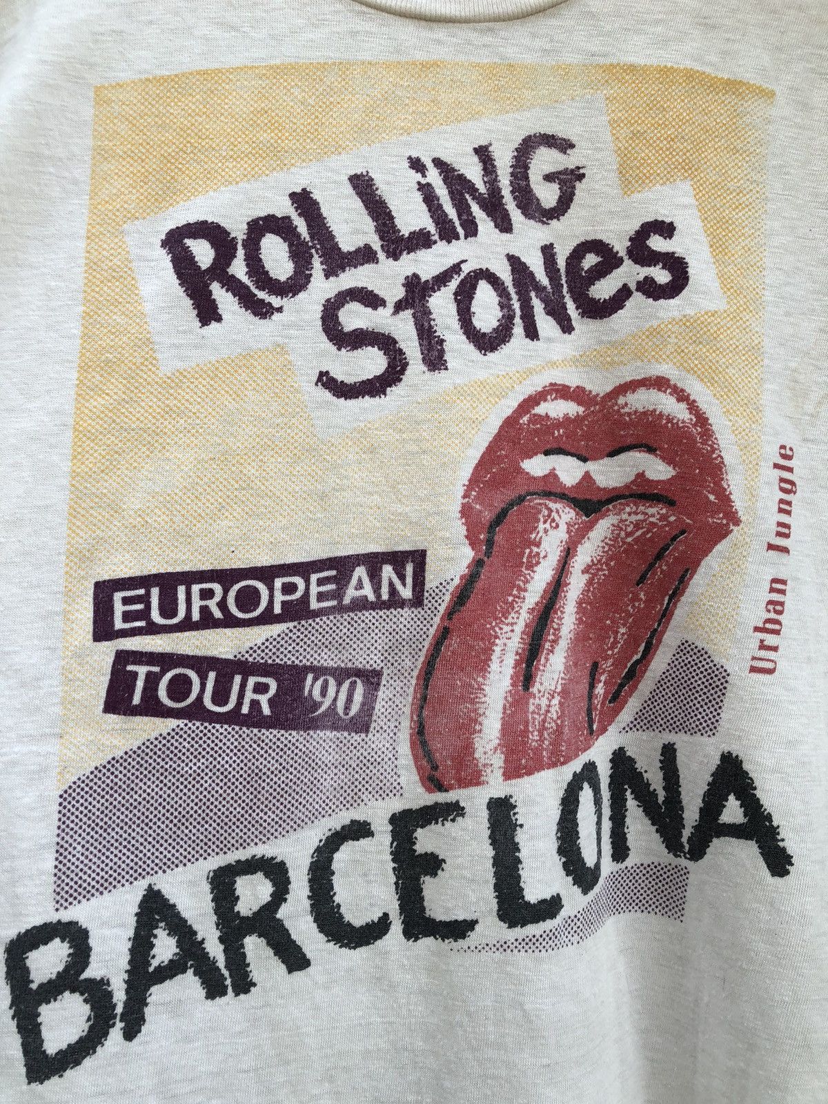 Band Tees × The Rolling Stones × Vintage Vintage The Rolling stones European tour shirt Size US L / EU 52-54 / 3 - 5 Thumbnail