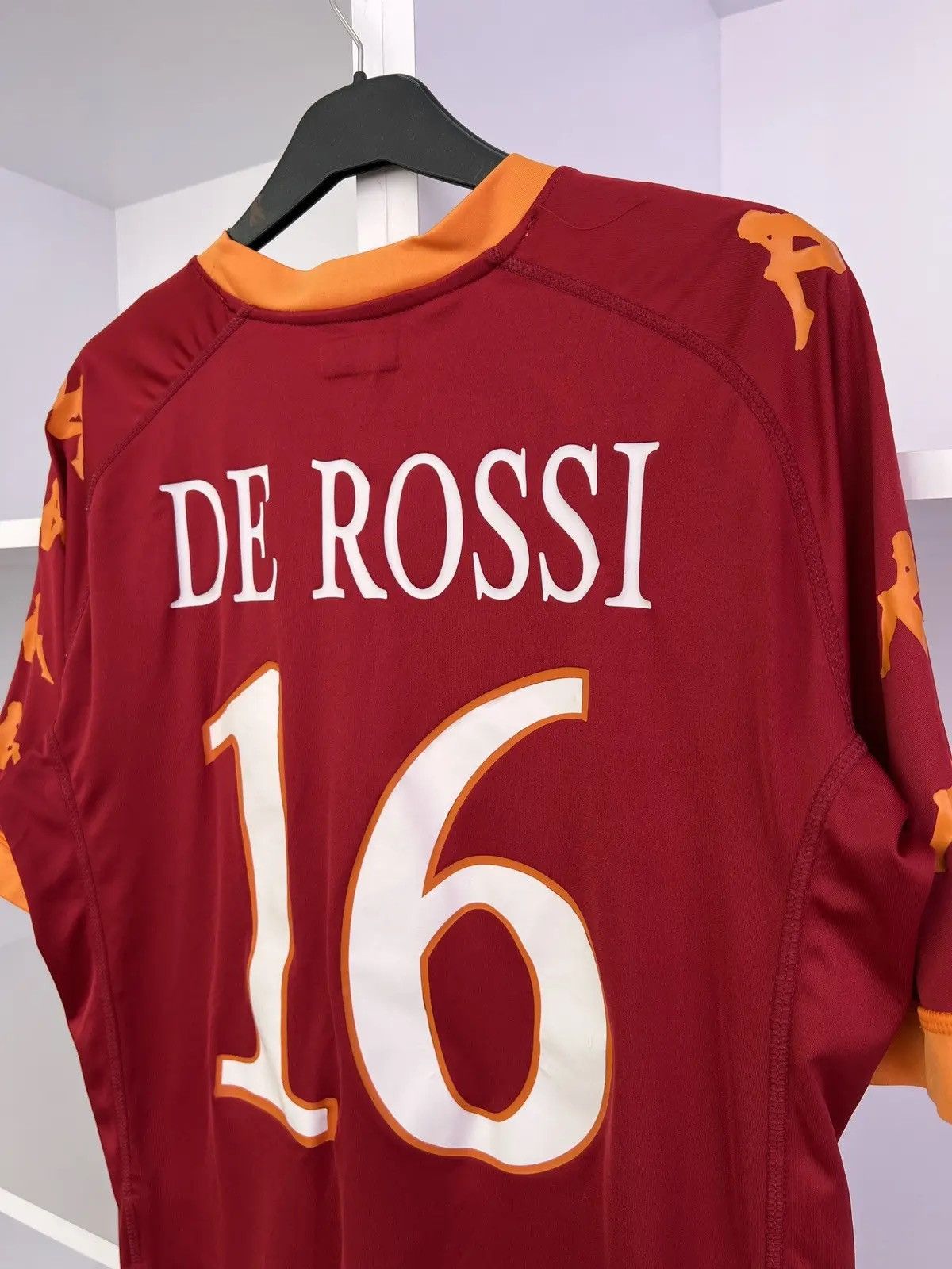 Kappa × Vintage Vintage Roma 12/13 De Rossi Home Jersey Size US XL / EU 56 / 4 - 16 Thumbnail