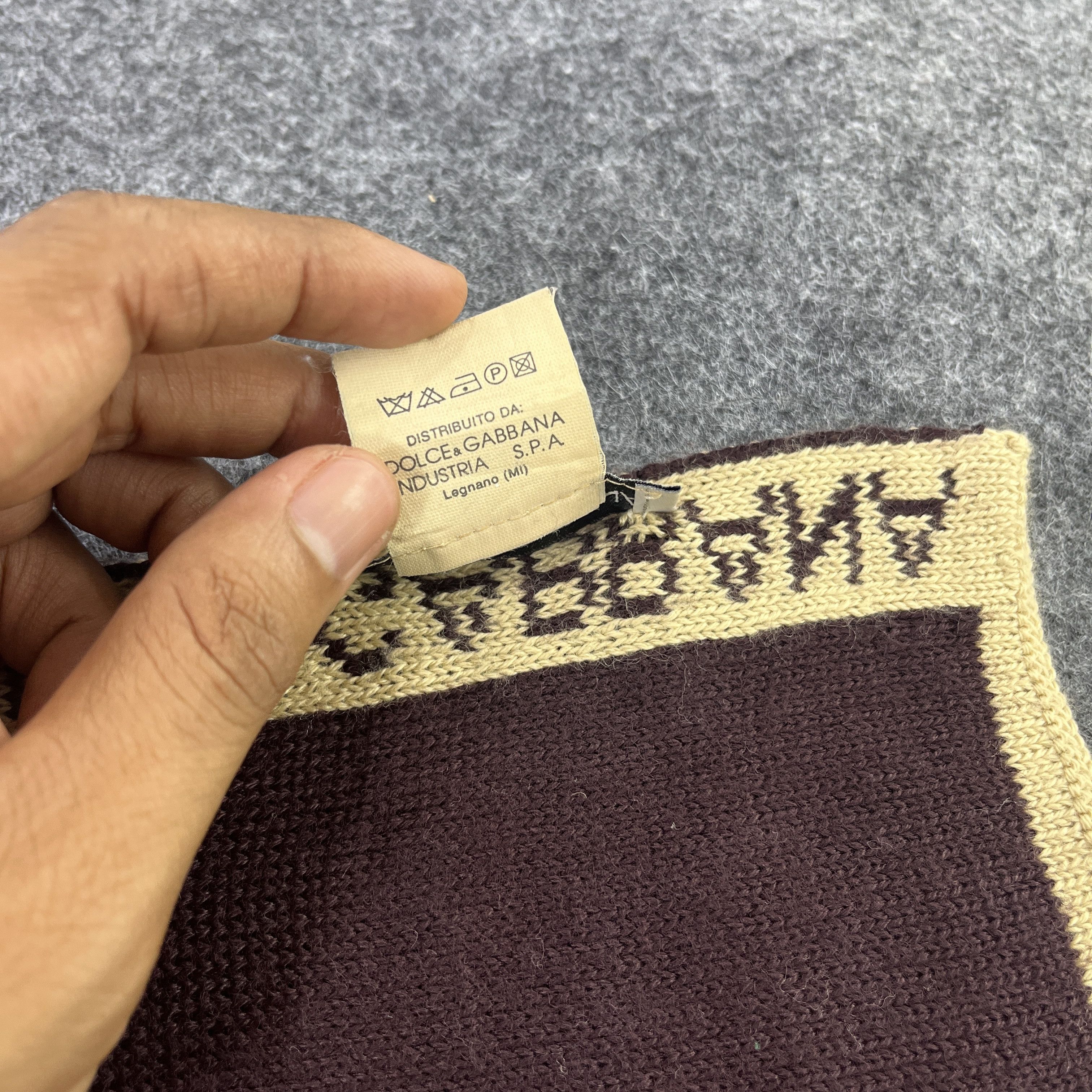 Dolce & Gabbana × Vintage Dolce & Gabbana Scarf / Muffler / Neckwear T843 Size ONE SIZE - 6 Thumbnail