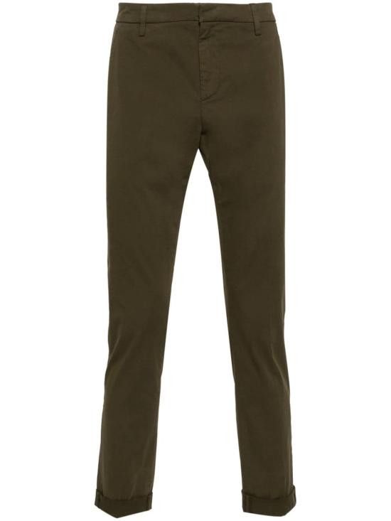 Dondup DONDUP Men Straight Pants UP235GAUBERT GSE046PTD656 Green Size US 30 / EU 46 - 1 Thumbnail