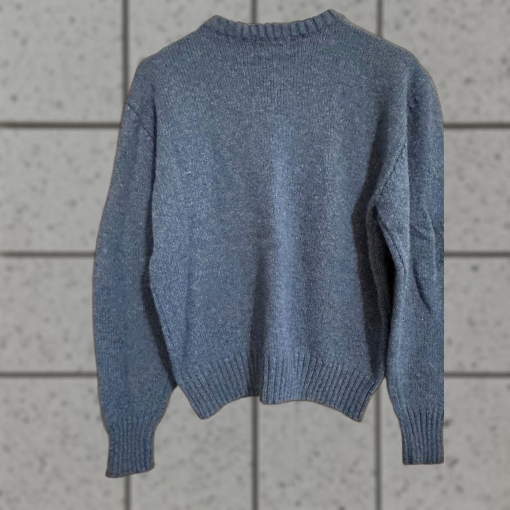 McGregor VINTAGE McGregor Geometric Sweater XL Blue Mens Pullover Long Sleeve Acrylic Warm Comfort Fit Regular Size US XL / EU 56 / 4 - 1 Thumbnail