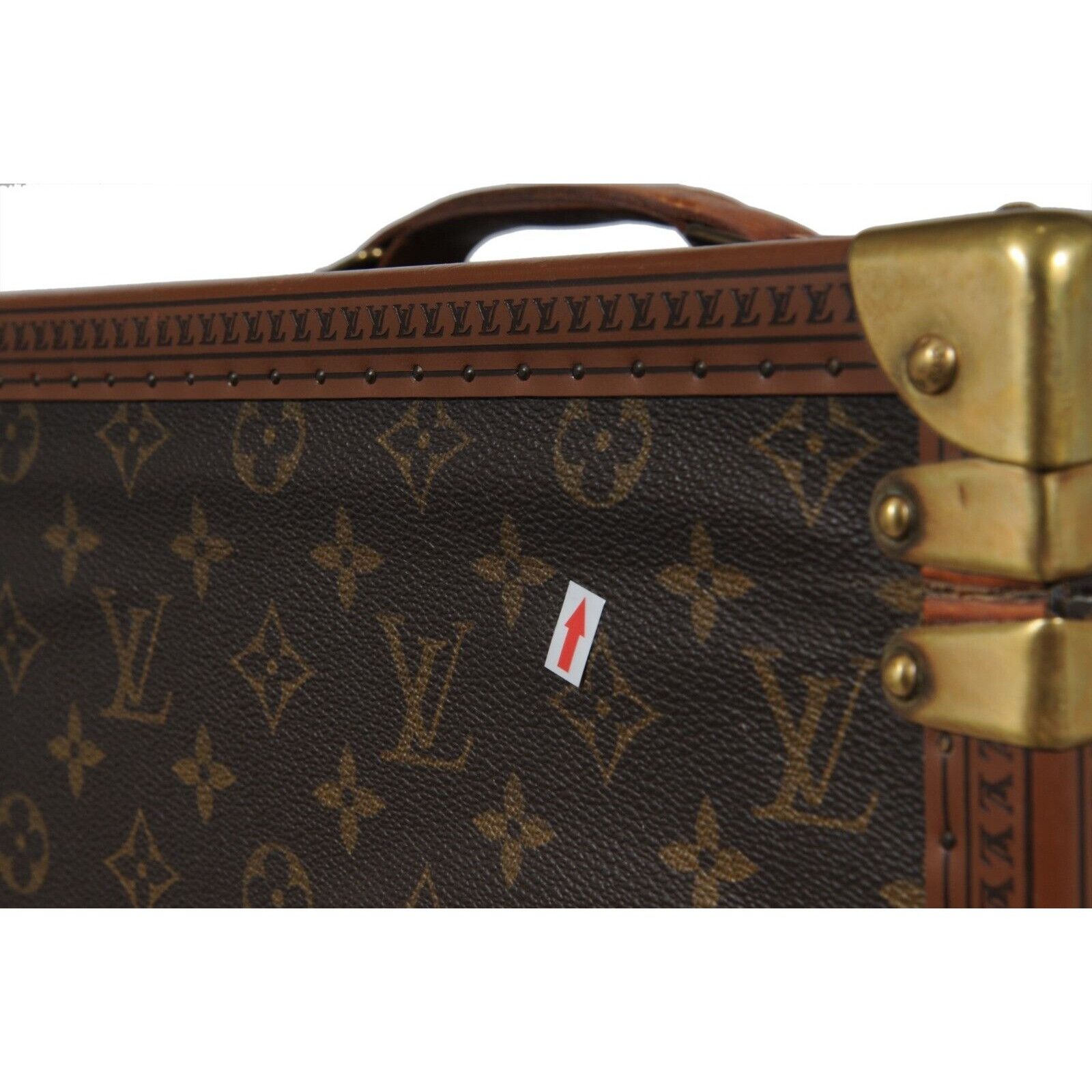 Louis Vuitton Boite Vanity Trunk Train Case Lv Logo Brown - 02483 Size ONE SIZE - 20 Thumbnail