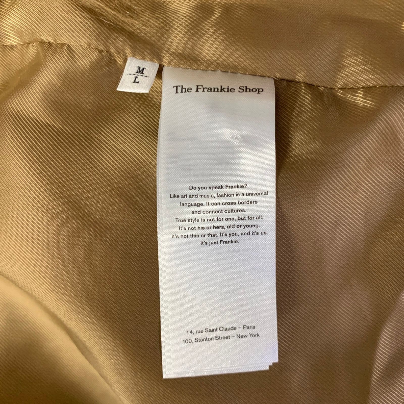 Frankie Shop THE FRANKIE SHOP Camel Modacrylic Faux Fur Notch Lapel Coat Size XS / US 0-2 / IT 36-38 - 6 Thumbnail