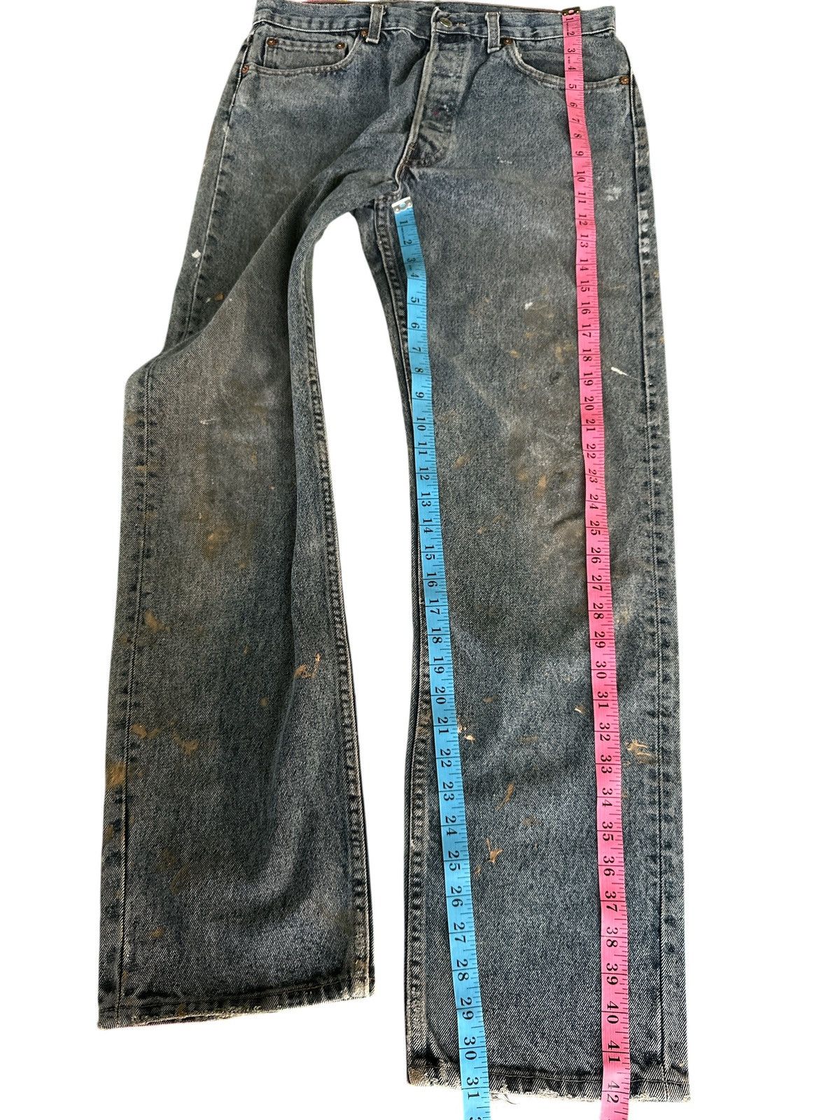 Levi's Vintage Levis Distress Galatic Wash 32x42 Size US 32 / EU 48 - 4 Thumbnail