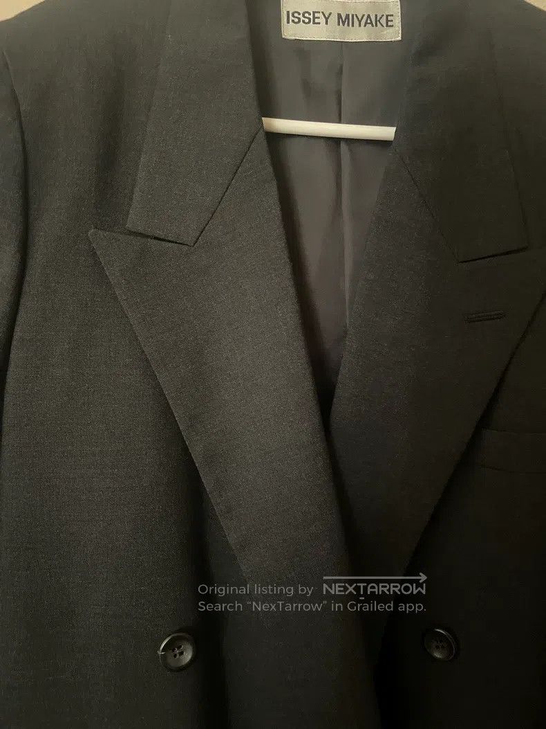 Issey Miyake Issey Miyake Gray Peak Lapel Suit Size S / US 4 / IT 40 - 6 Thumbnail