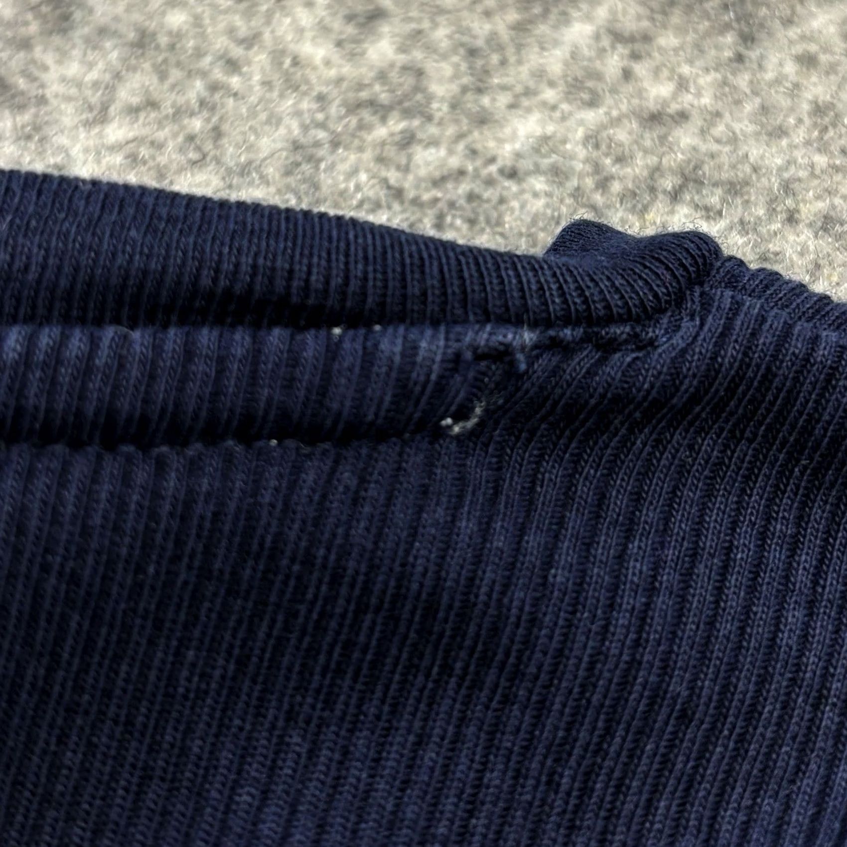 Ralph Lauren Lauren Ralph Lauren Ribbed Top 3/4 Sleeve Navy Medium Women’s Pullover Cotton Slim Size M Short Sleeve? Size M / US 6-8 / IT 42-44 - 5 Thumbnail