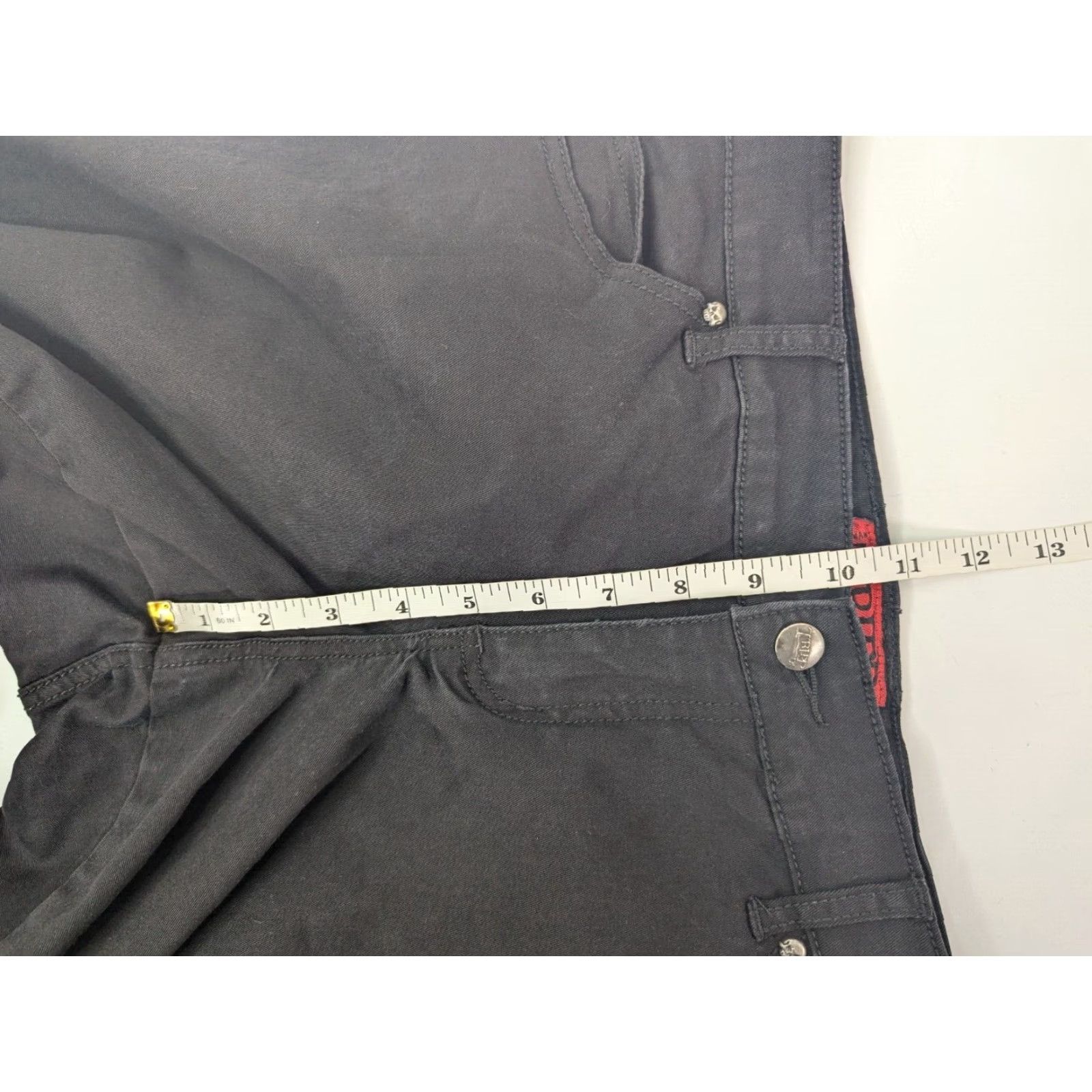 Tripp NYC TRIPP NYC Women’s Black Classic T-Back Skinny Jeans 18 Tall Goth Grunge Jeans Night Black Pants Size 40" / US 18 - 7 Thumbnail