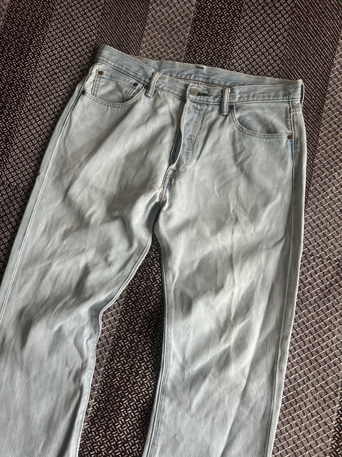 Levi's Vintage 501 Levis Distressed Faded Jeans Streetwear Size W33 Size US 33 - 9 Thumbnail