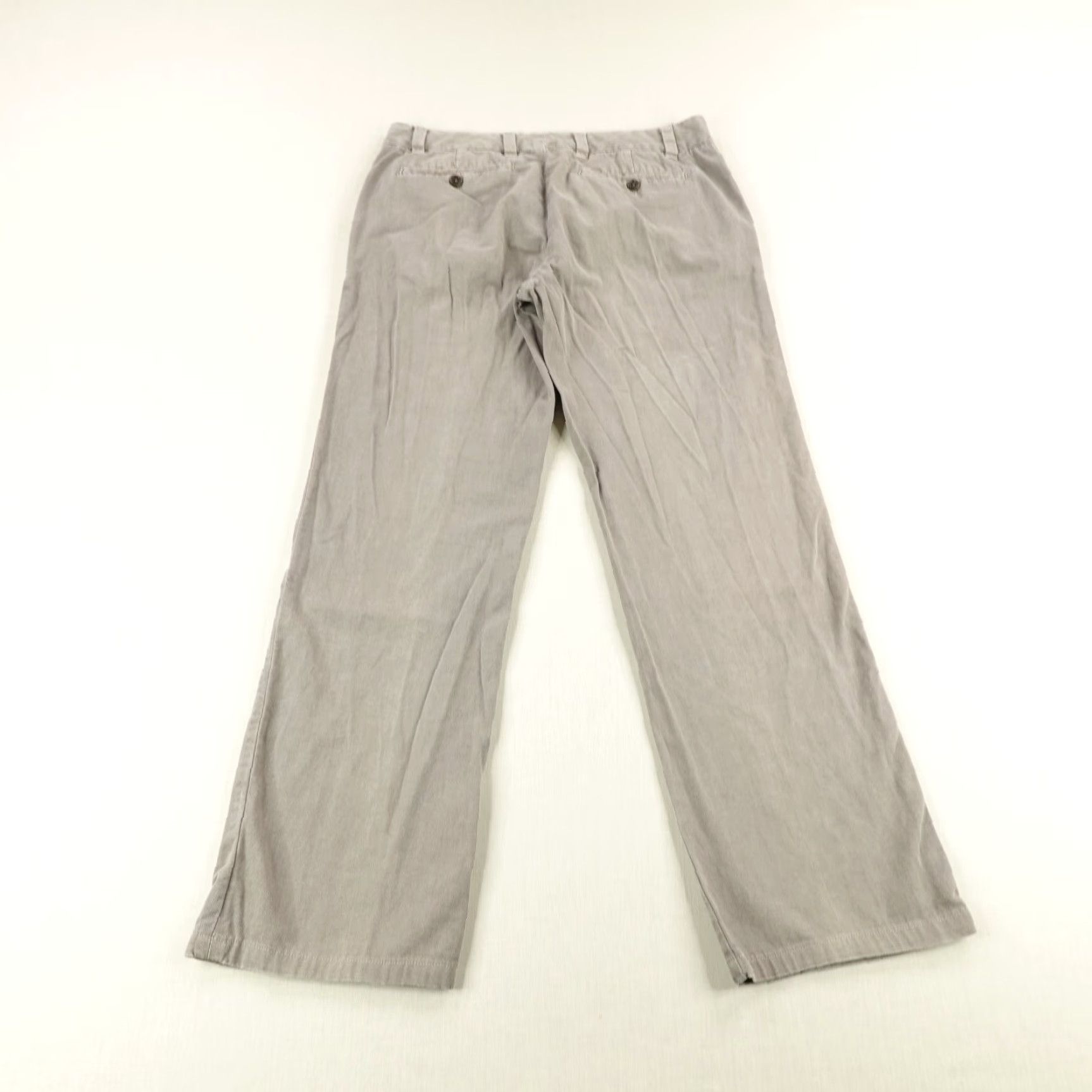James Perse VINTAGE James Perse Pants Mens 28 Taupe Cashmere Twill Button Fly Baggy Straight Casual Chino 2000s Mens Size US 30 / EU 46 - 5 Thumbnail
