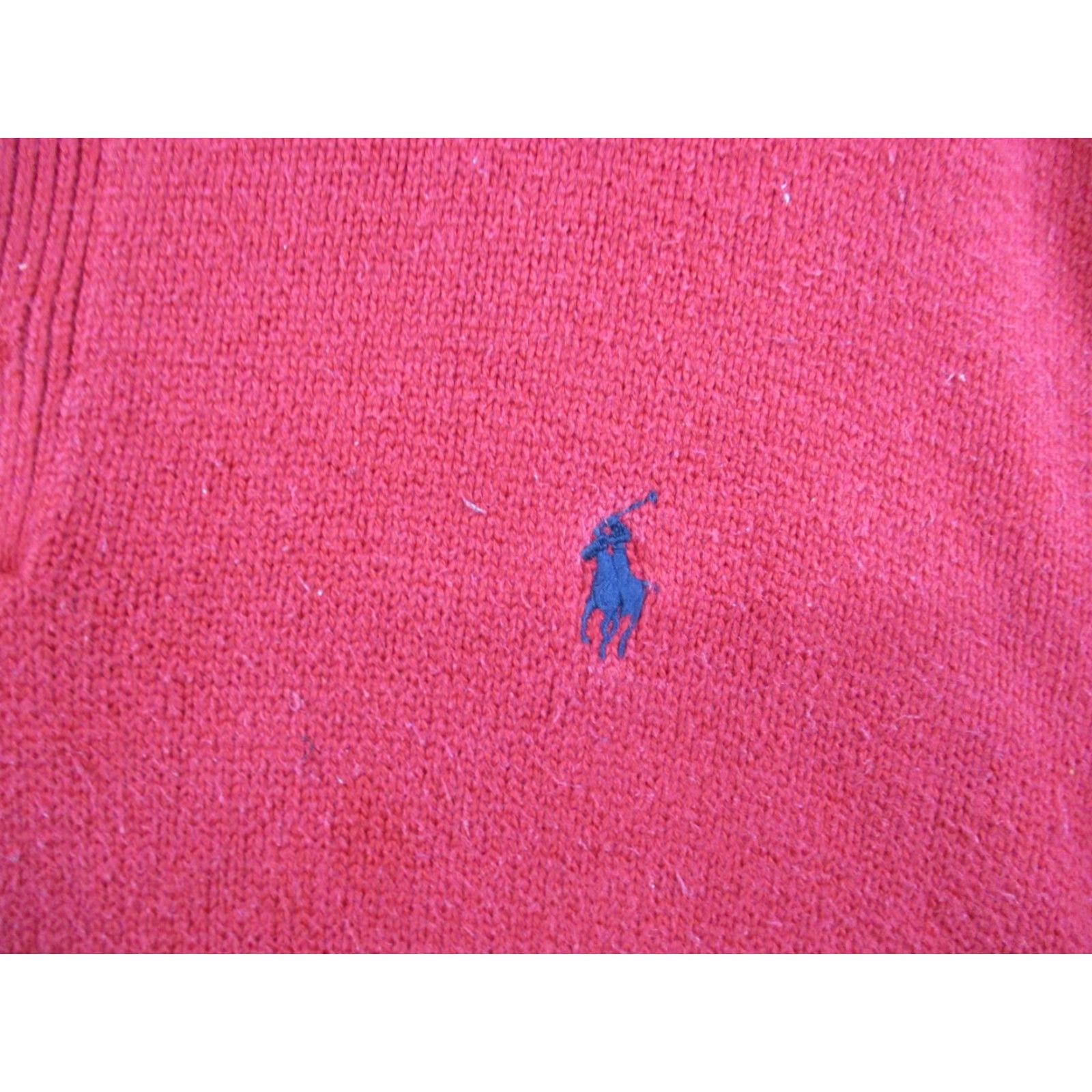 Ralph Lauren Polo Ralph Lauren Sweater XL Men's Pullover Apple Red Long Sleeve Size US XL / EU 56 / 4 - 2 Thumbnail