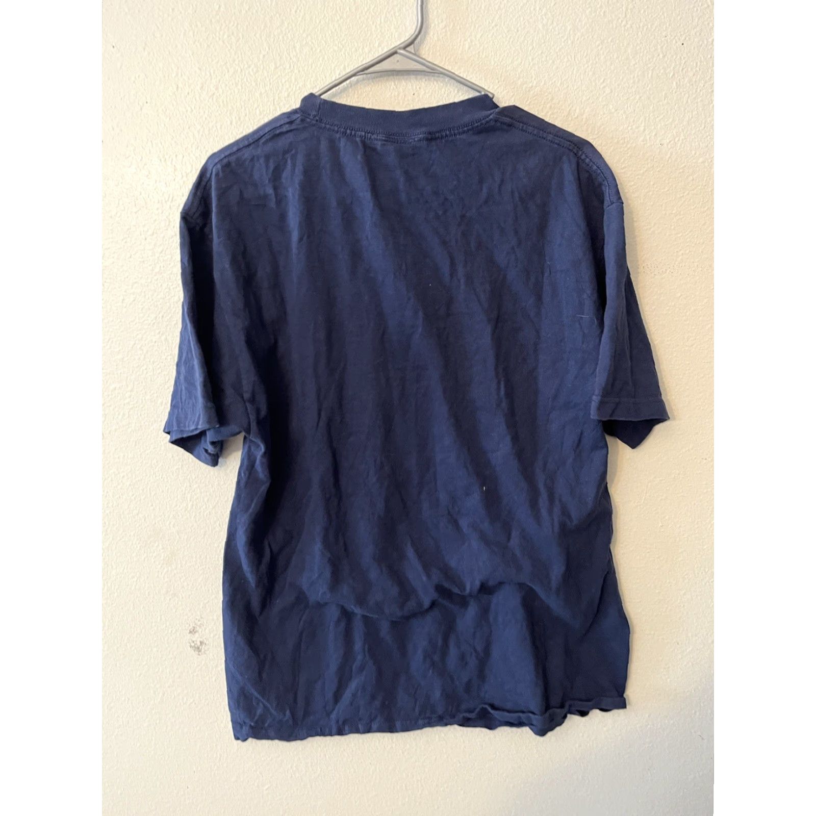 Vintage New York Yankees Majestic Mens Large Graphic T-Shirt Blue Short Sleeve Tee Size US L / EU 52-54 / 3 - 3 Thumbnail