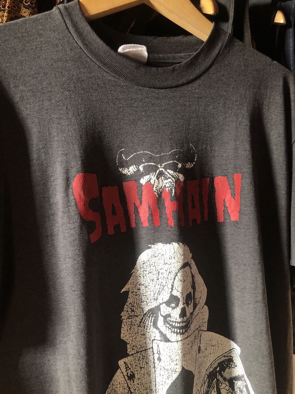 Band Tees × Vintage samhain 80s Rare👹 Size US L / EU 52-54 / 3 - 2 Thumbnail
