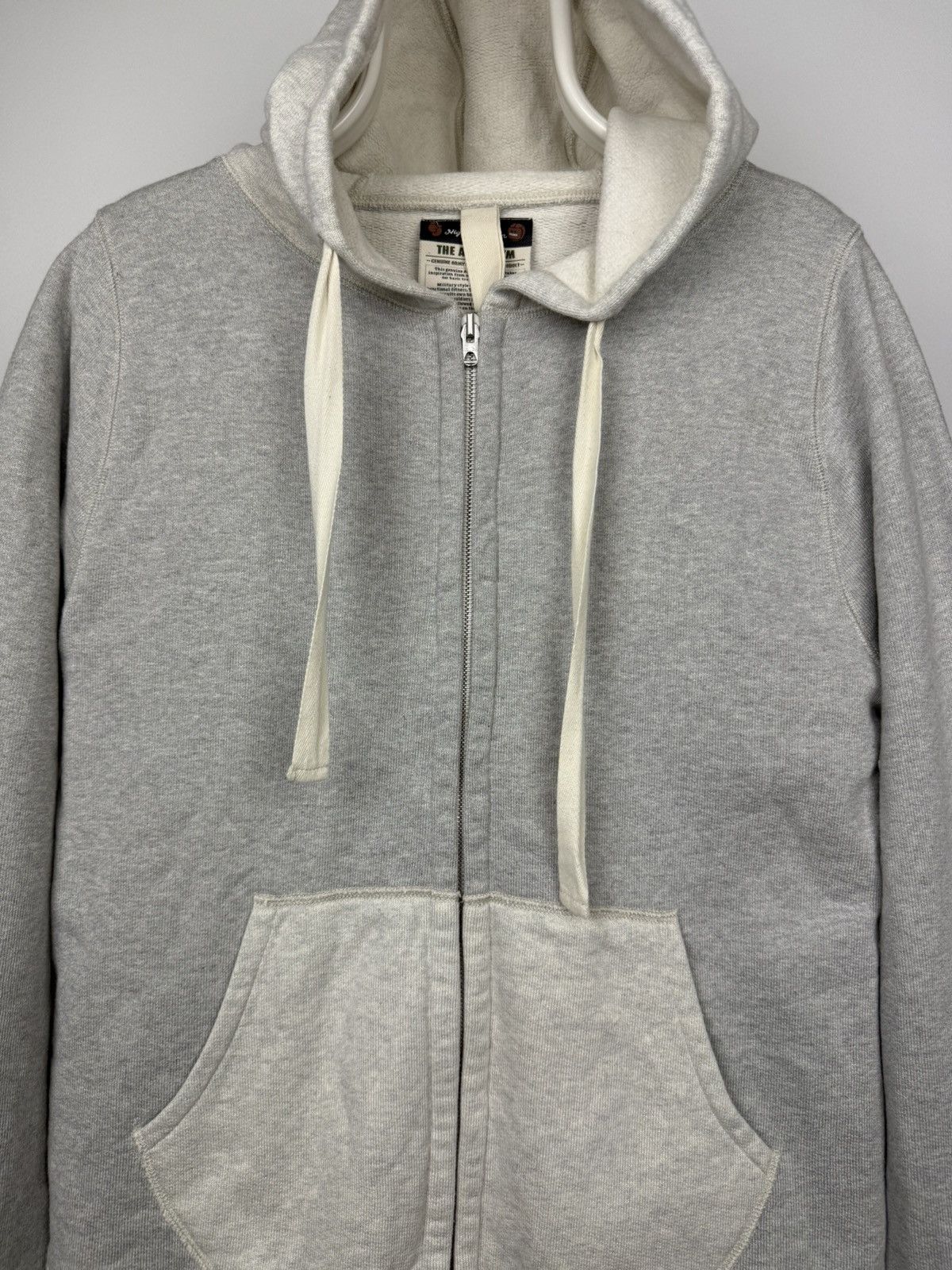 Nigel Cabourn Nigel Cabourn Slow Vintage Wooven Zip Hoodie Size US M / EU 48-50 / 2 - 3 Thumbnail