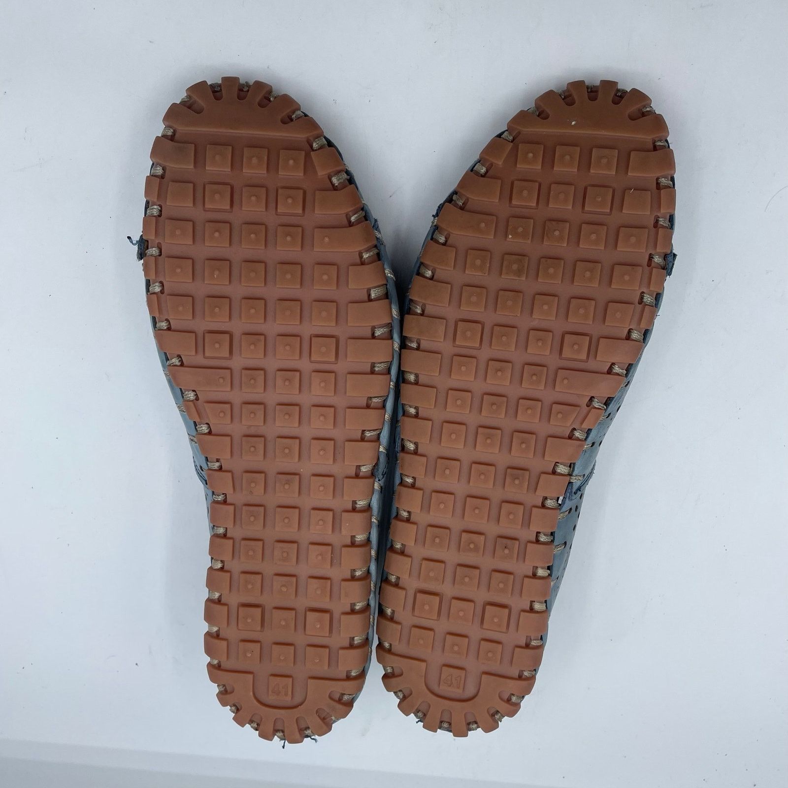 Other Spring Step Fia Perforated Leather Blue Loafers Womens 41 Size US 9.5 / IT 39.5 - 8 Thumbnail