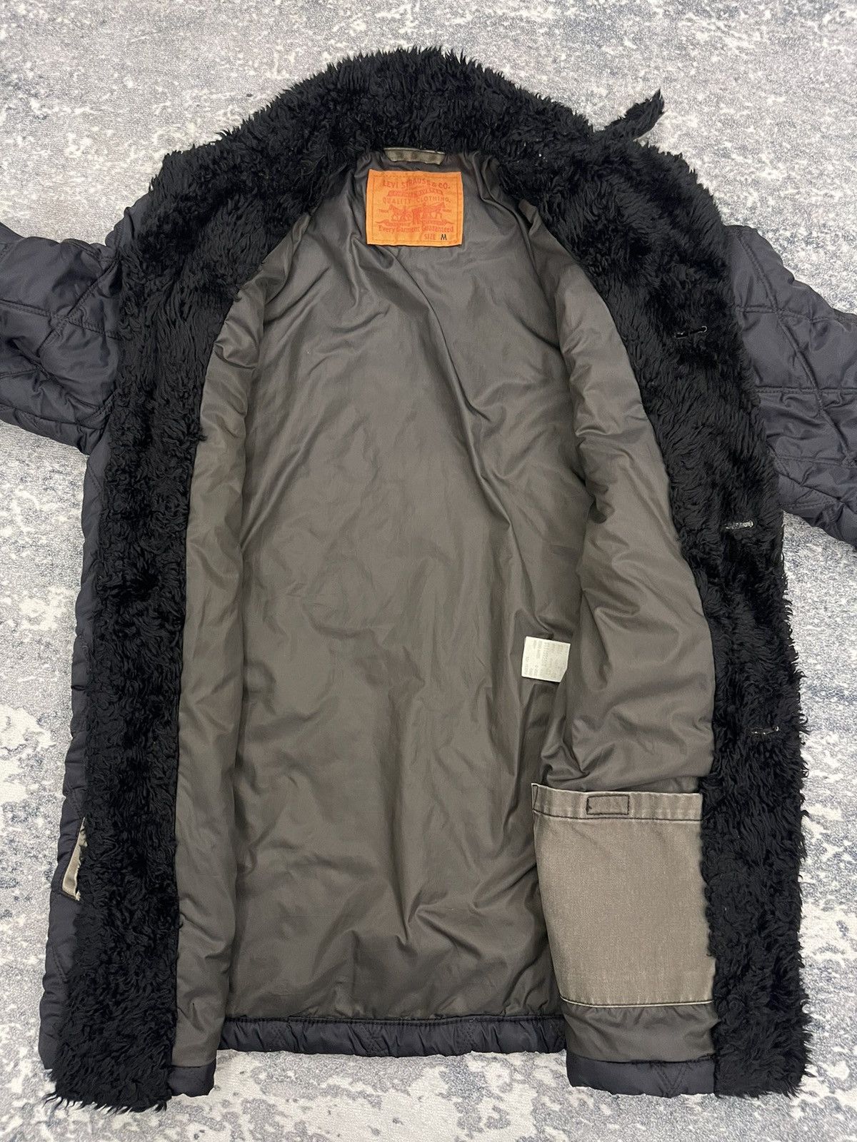 Levi's Levis Quilted Jacket Distressed Size US M / EU 48-50 / 2 - 9 Thumbnail