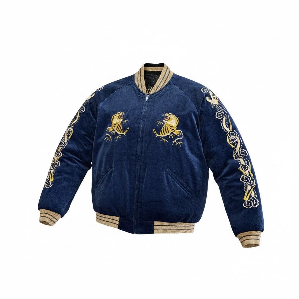 Toyo Enterprises VINTAGE 1960s TOYO VELVET SUKAJAN REVERSIBLE JACKET Size US S / EU 44-46 / 1 - 1 Thumbnail