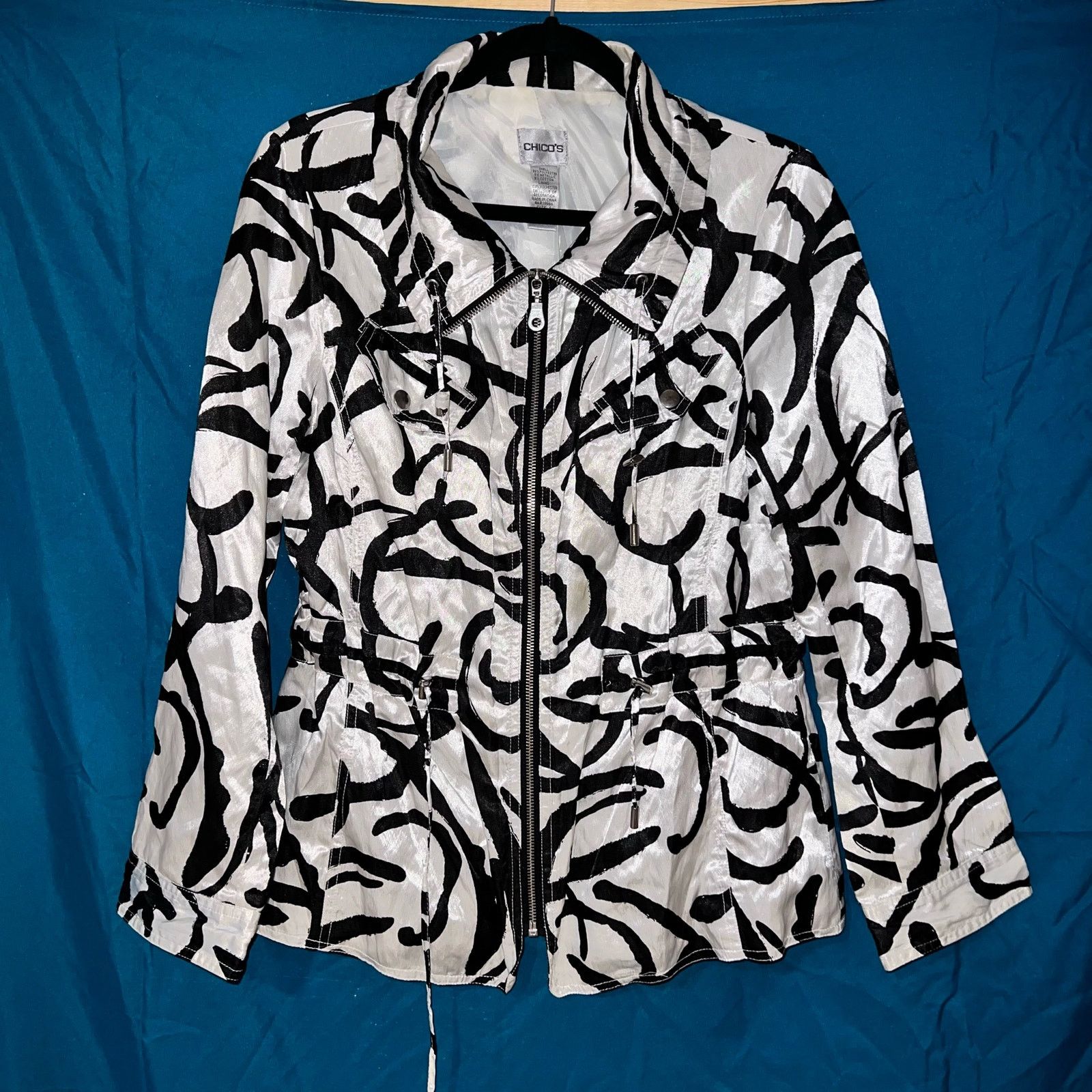Chicos Chico's womens jacket winter Size L / US 10 / IT 46 - 1 Thumbnail