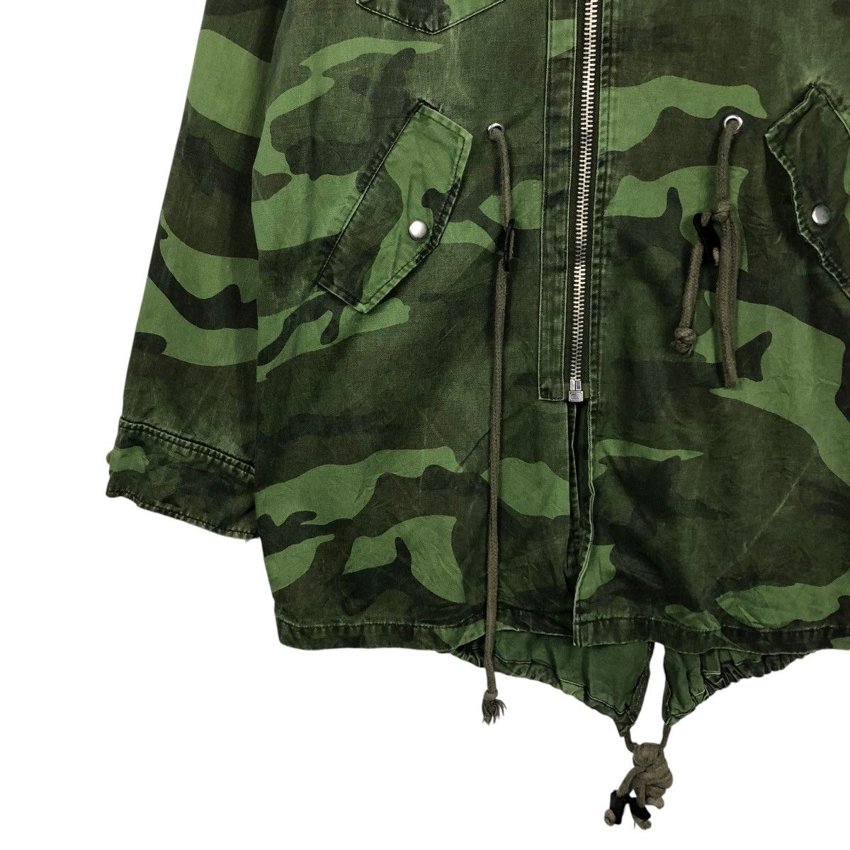 Hysteric Glamour 🔥VINTAGE MIKITARY CAMOUFLAGE PARKA JACKET BIG LOGO DESIGN Size US M / EU 48-50 / 2 - 5 Thumbnail