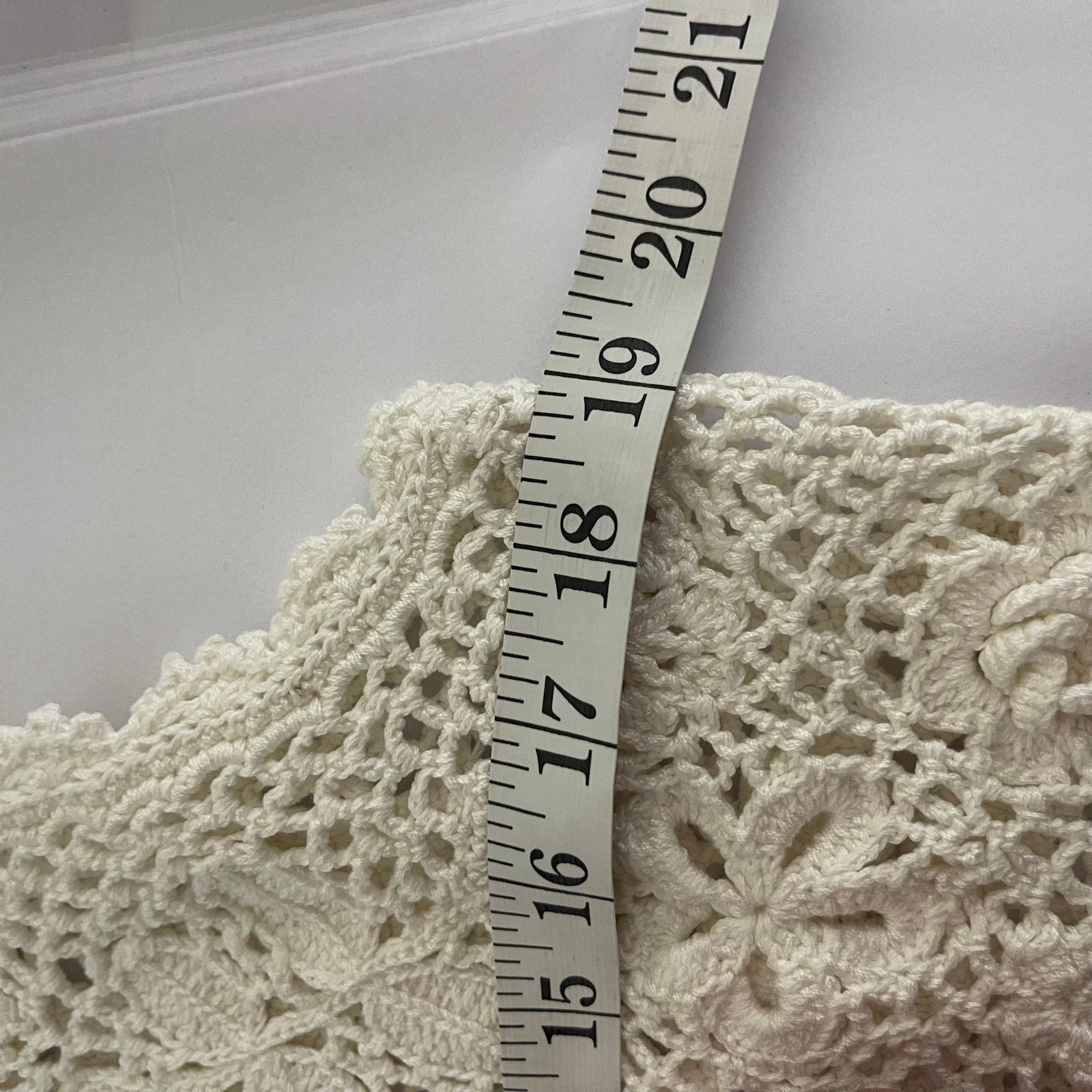DOEN Doen Hailroom Hand-crochet Annalise Mini dress white pearl Size XL / US 12-14 / IT 48-50 - 13 Thumbnail