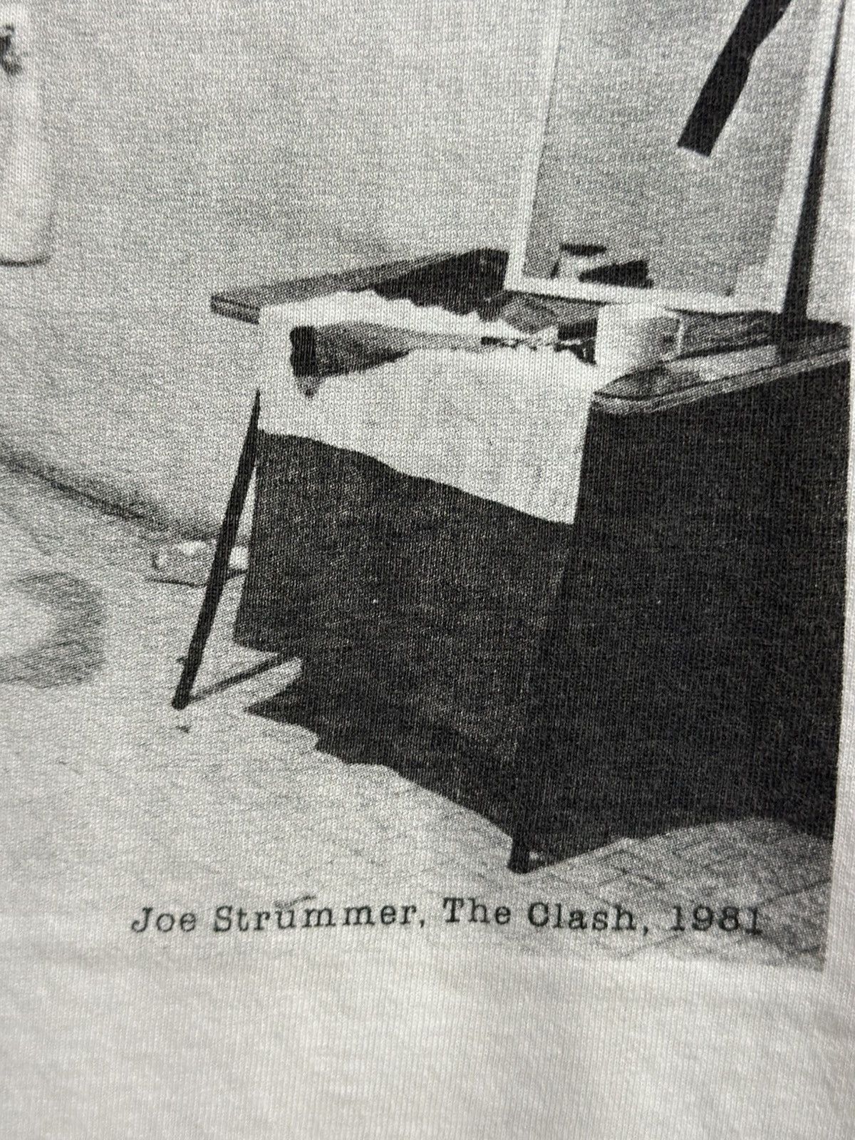 Band Tees Vintage Schott X Joe Strummer, The Clash Faded Tee Size US M / EU 48-50 / 2 - 3 Thumbnail