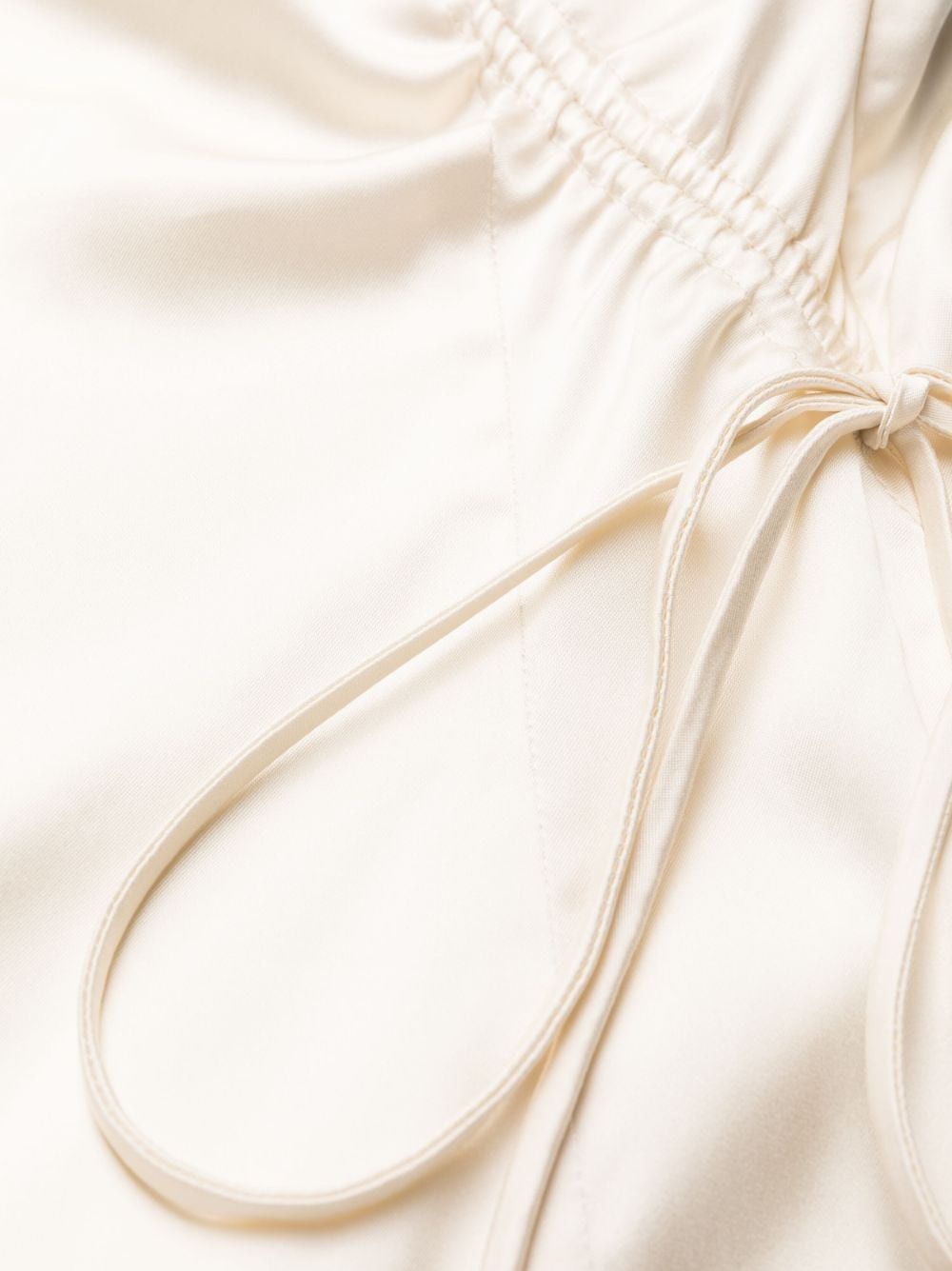 Jacquemus o1mle0824 La Mini Robe Chouchou Mini Dress in Off White Size S / US 4 / IT 40 - 6 Thumbnail