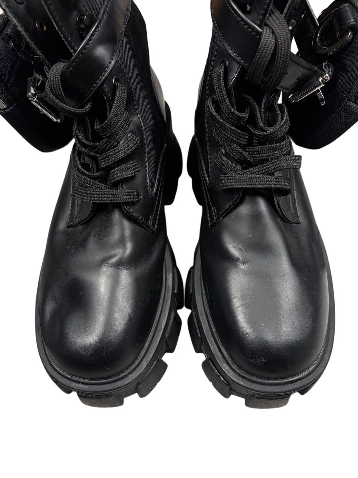 Prada Prada Combat Boots Black Pouch Size 36 Size US 6 / IT 36 - 4 Thumbnail